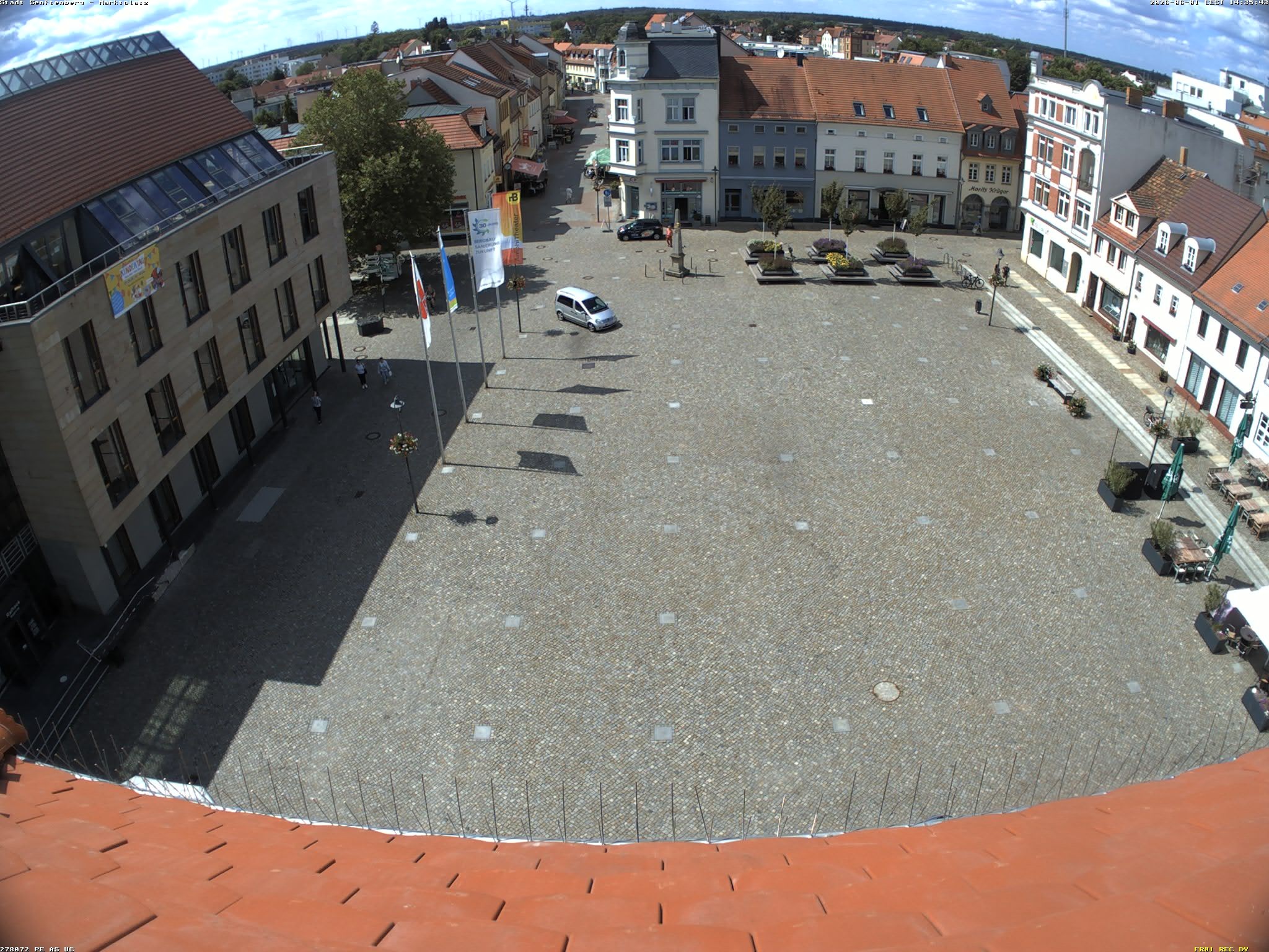 Archiv Foto Webcam Senftenberg Stadtzentrum