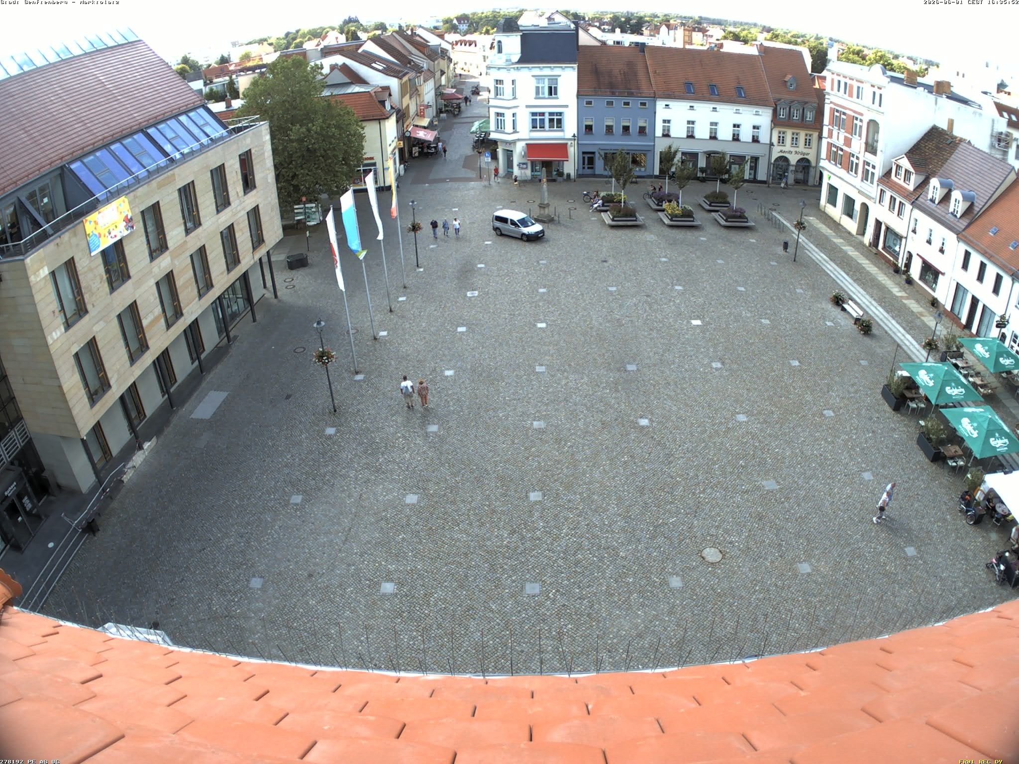 Archiv Foto Webcam Senftenberg Stadtzentrum
