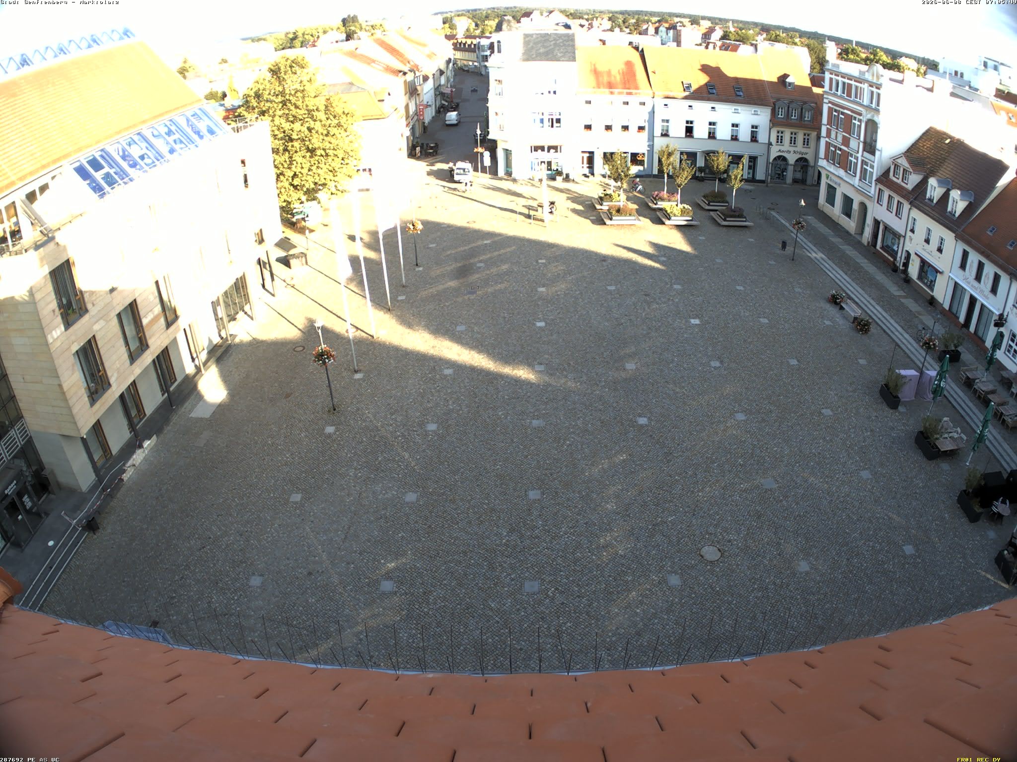 Archiv Foto Webcam Senftenberg Stadtzentrum