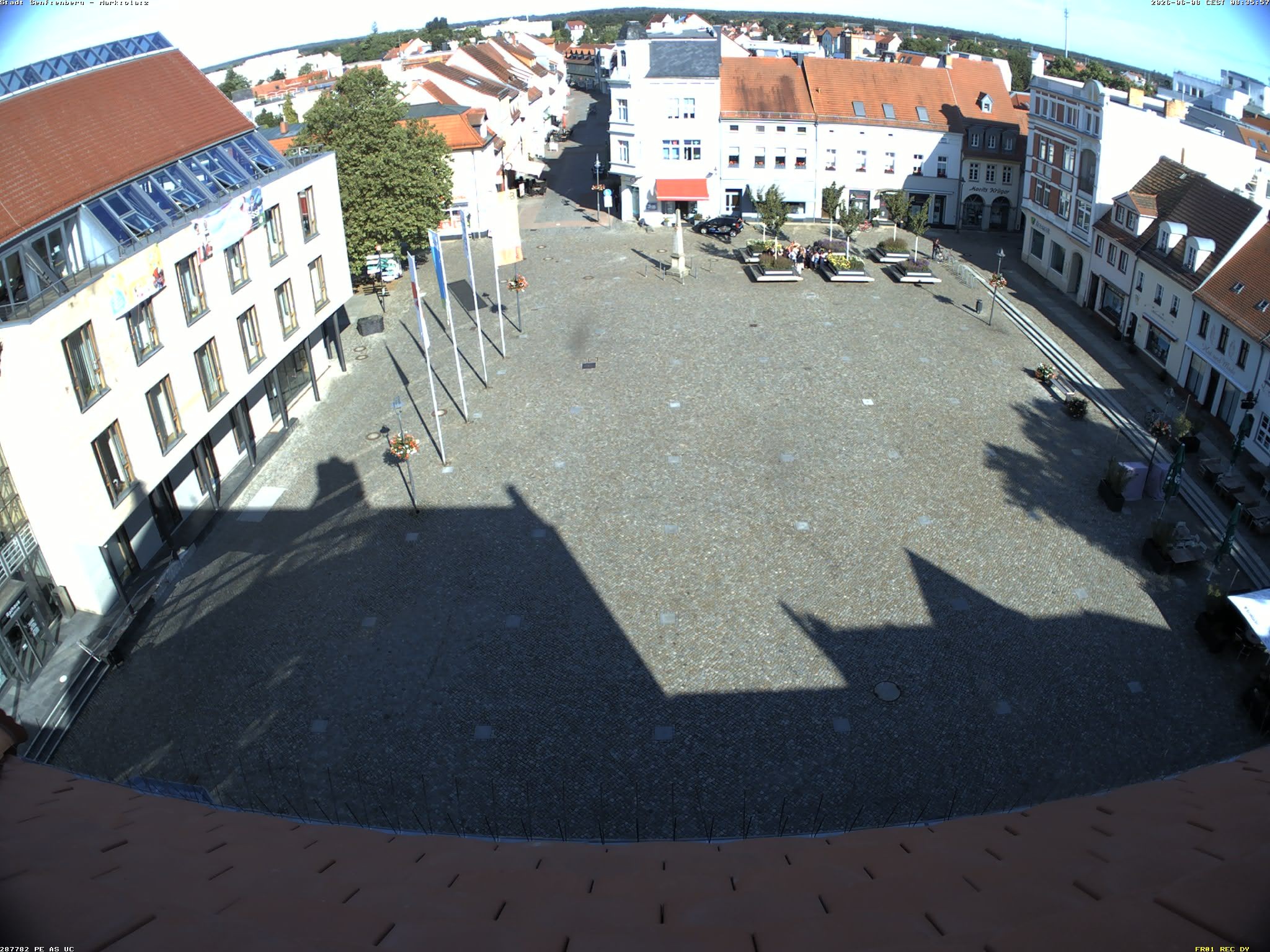 Archiv Foto Webcam Senftenberg Stadtzentrum