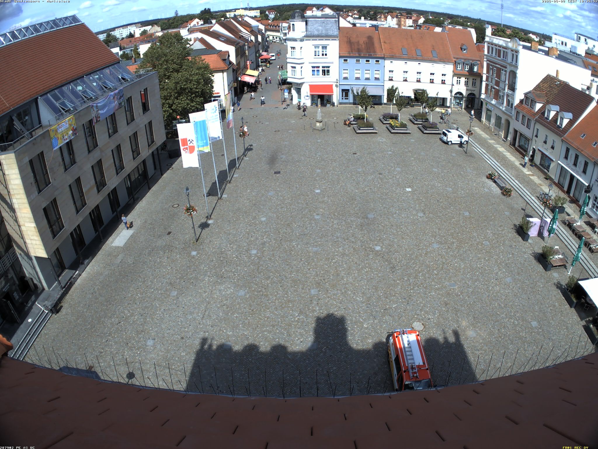 Archiv Foto Webcam Senftenberg Stadtzentrum