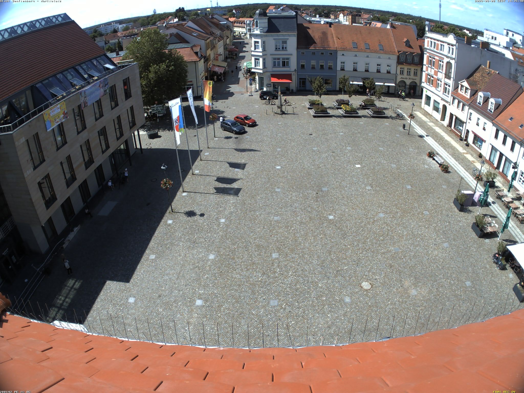 Archiv Foto Webcam Senftenberg Stadtzentrum