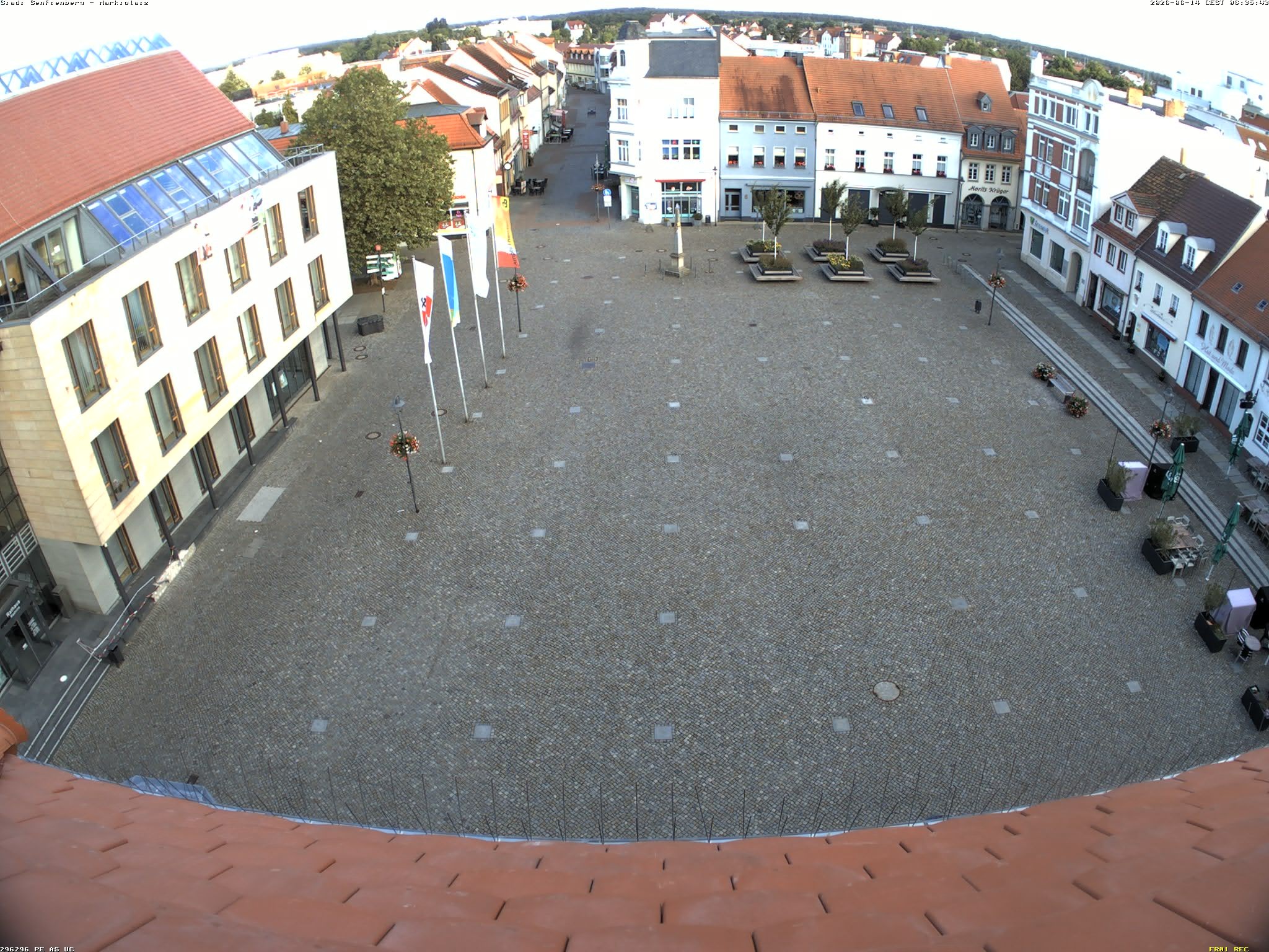 Archiv Foto Webcam Senftenberg Stadtzentrum