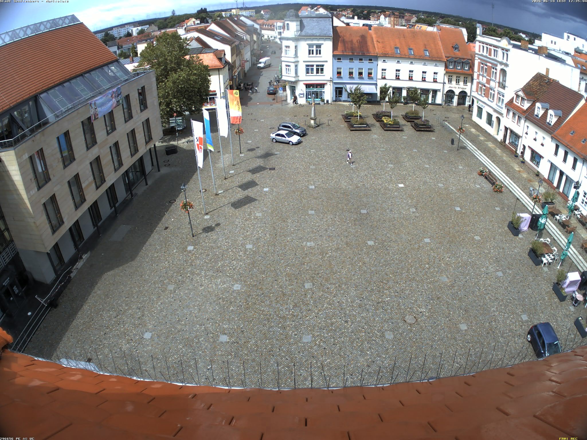 Archiv Foto Webcam Senftenberg Stadtzentrum