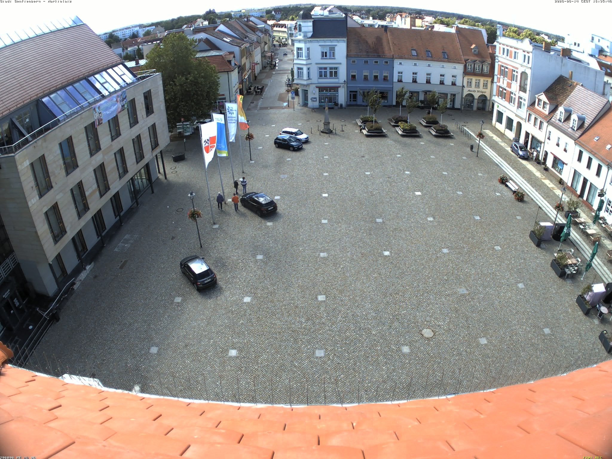 Archiv Foto Webcam Senftenberg Stadtzentrum