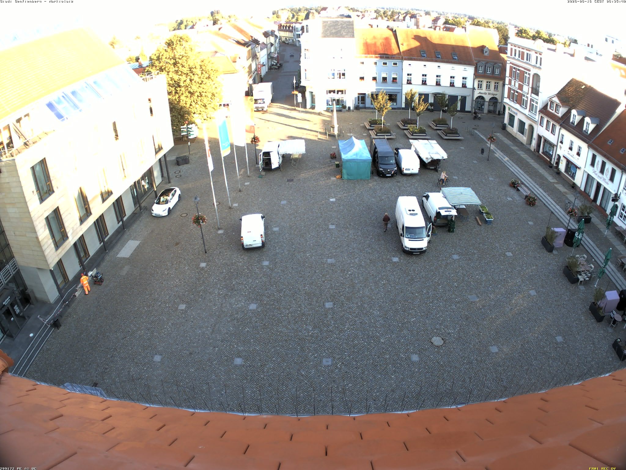 Archiv Foto Webcam Senftenberg Stadtzentrum