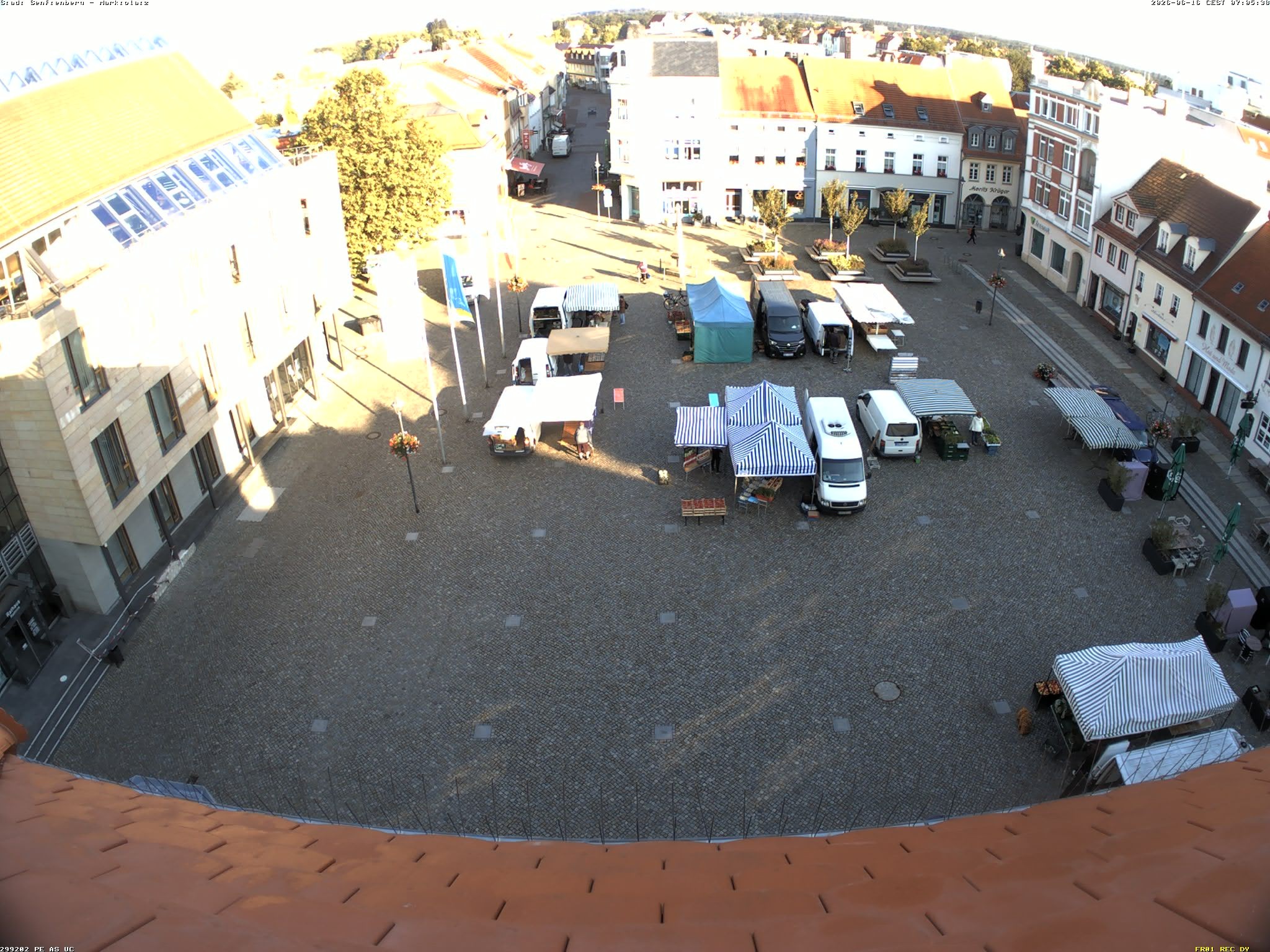Archiv Foto Webcam Senftenberg Stadtzentrum