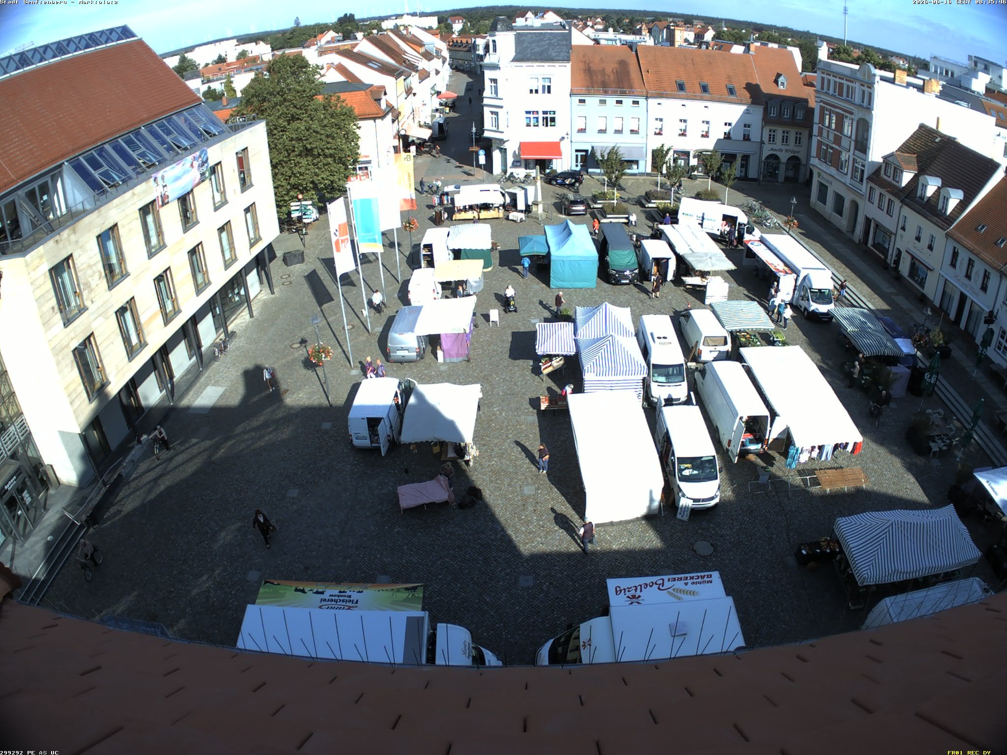Archiv Foto Webcam Senftenberg Stadtzentrum