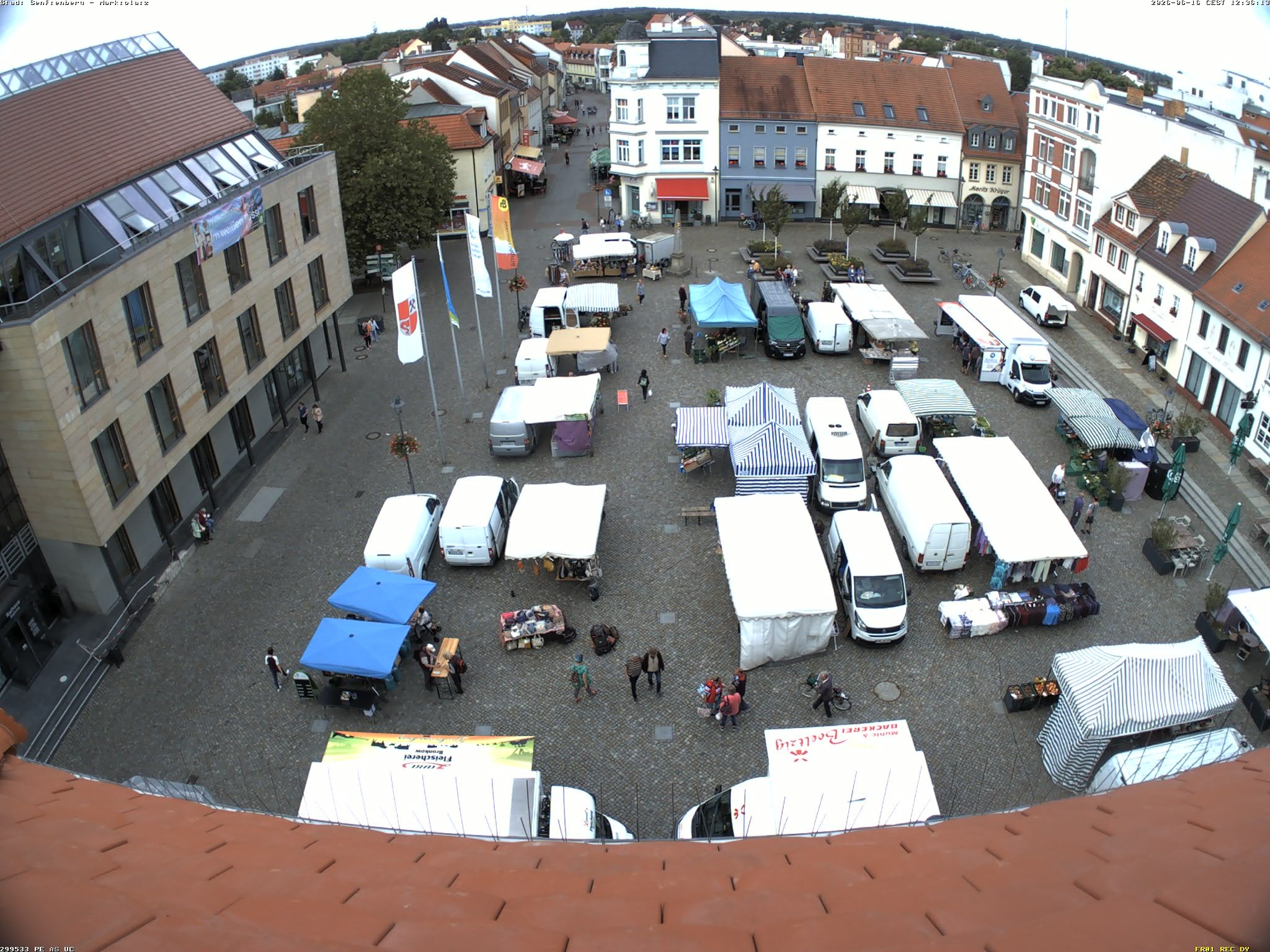 Archiv Foto Webcam Senftenberg Stadtzentrum