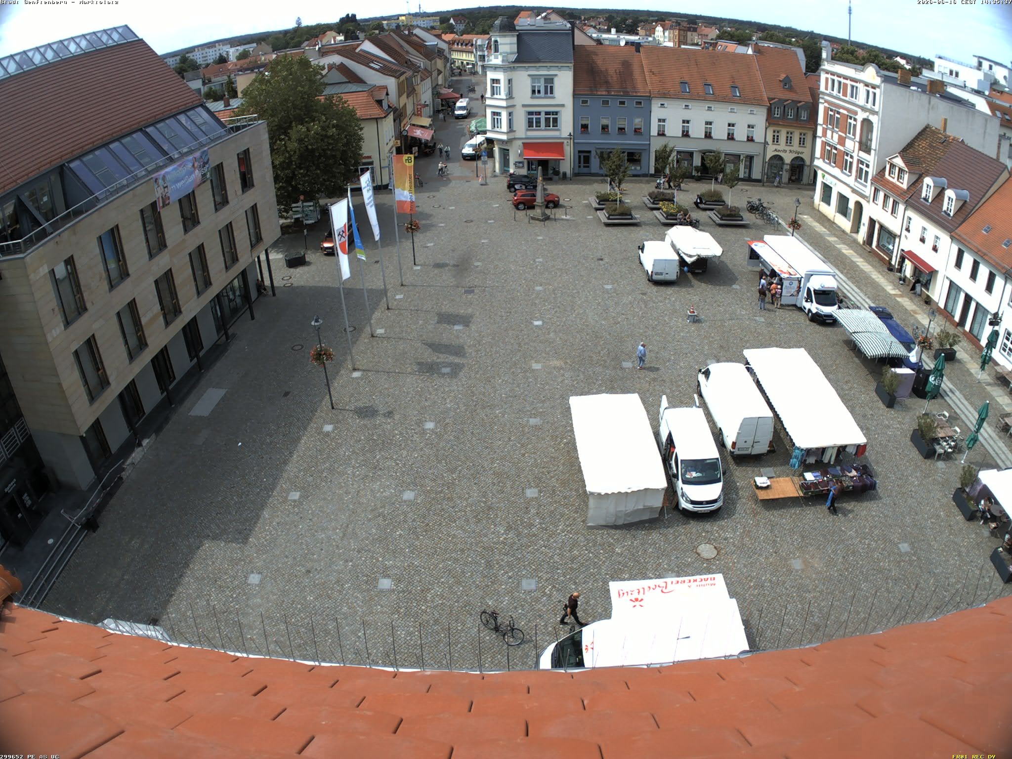Archiv Foto Webcam Senftenberg Stadtzentrum