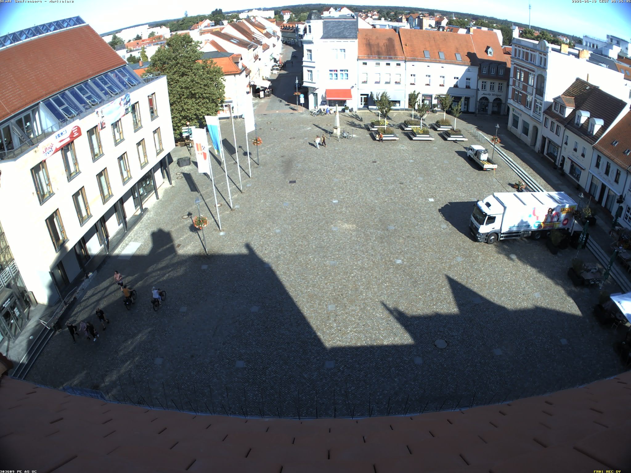 Archiv Foto Webcam Senftenberg Stadtzentrum