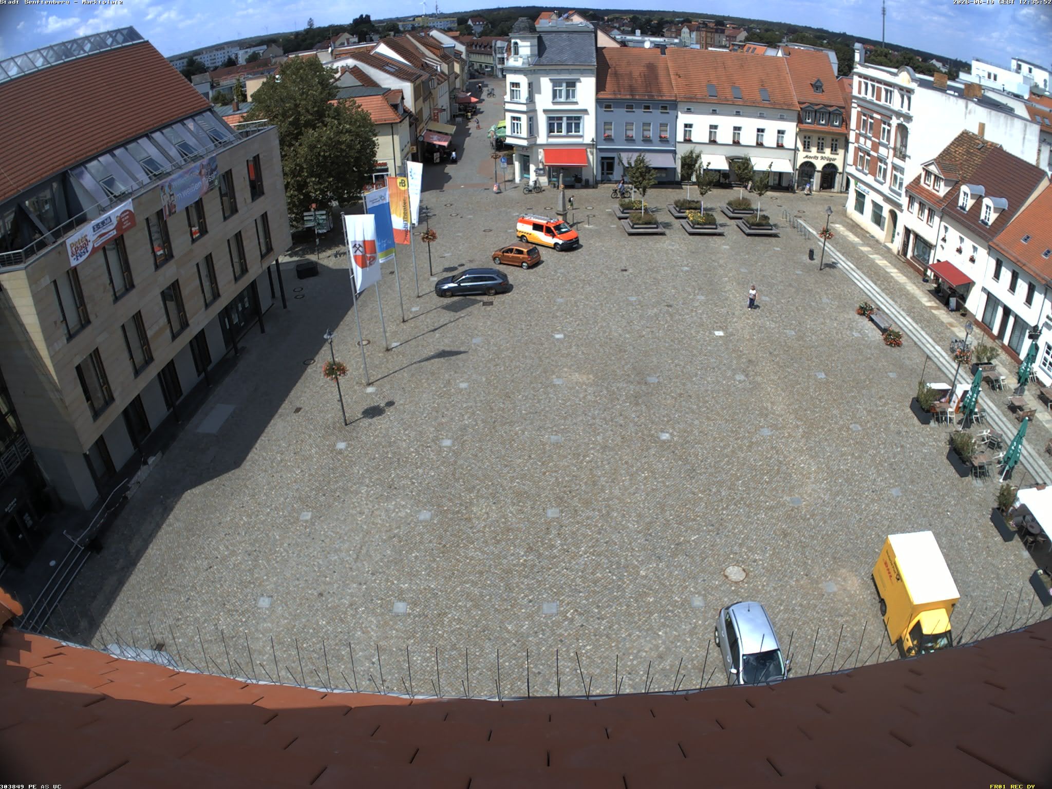 Archived image Webcam City Center Senftenberg