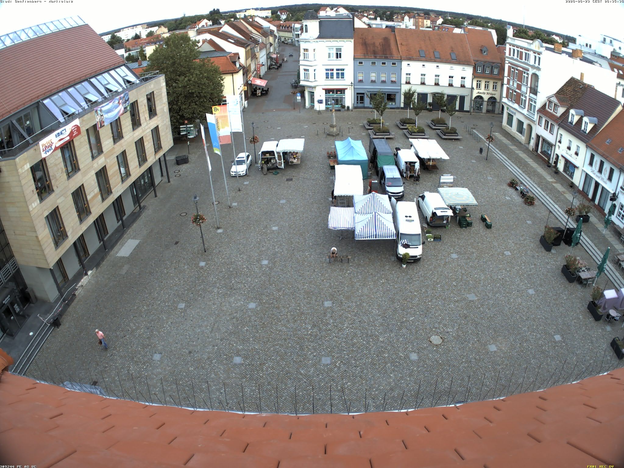 Archiv Foto Webcam Senftenberg Stadtzentrum