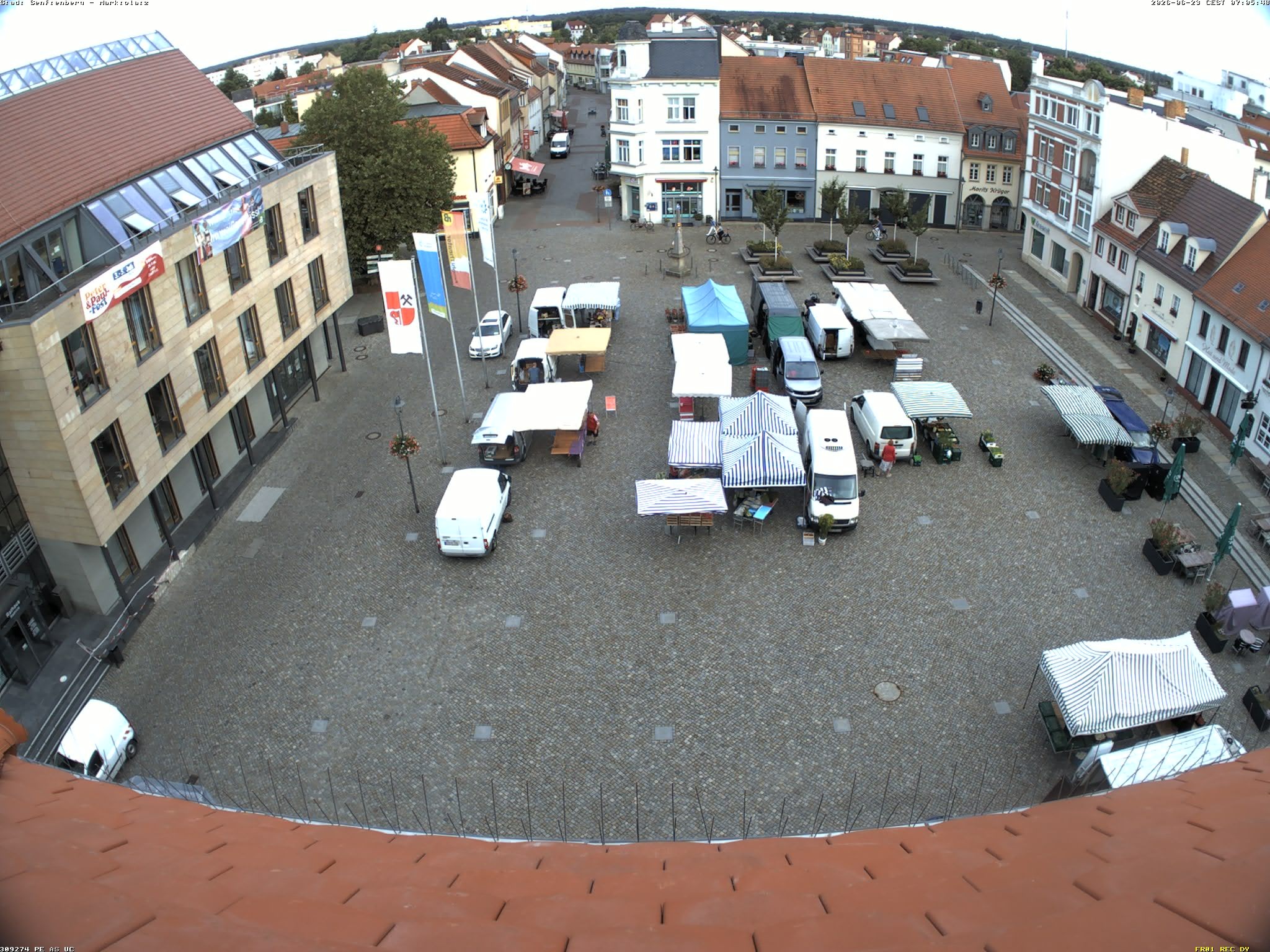 Archiv Foto Webcam Senftenberg Stadtzentrum