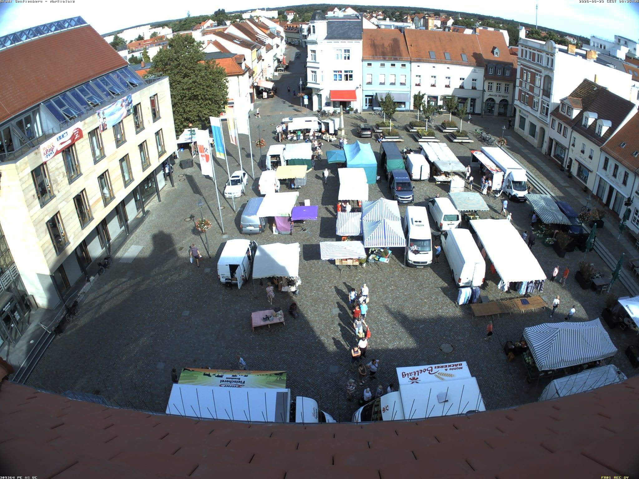 Archiv Foto Webcam Senftenberg Stadtzentrum