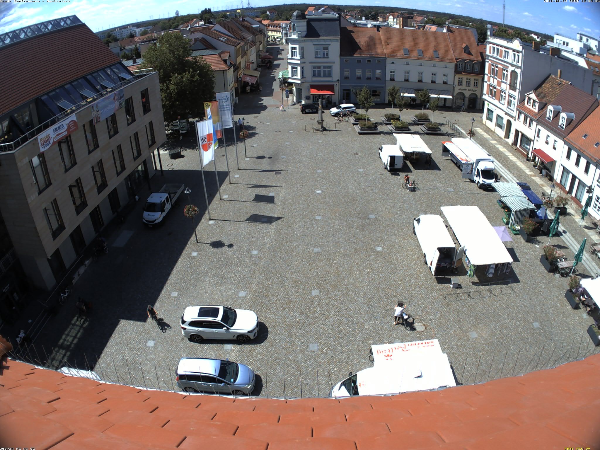 Archiv Foto Webcam Senftenberg Stadtzentrum