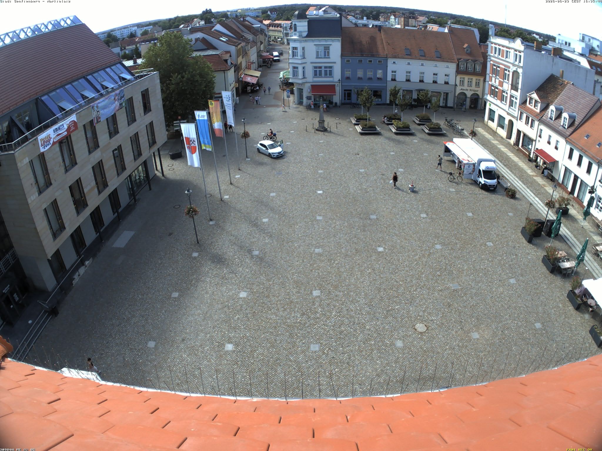 Archiv Foto Webcam Senftenberg Stadtzentrum