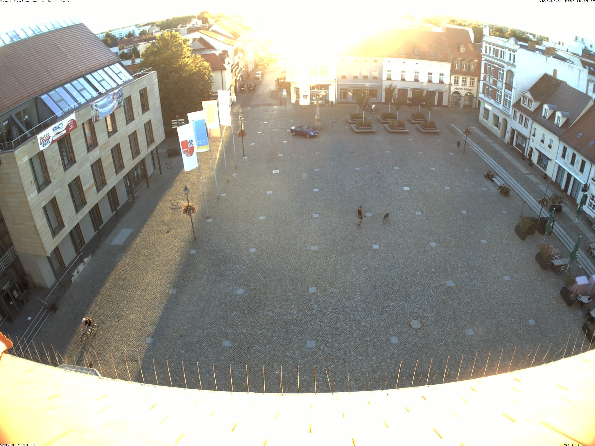 Archiv Foto Webcam Senftenberg Stadtzentrum