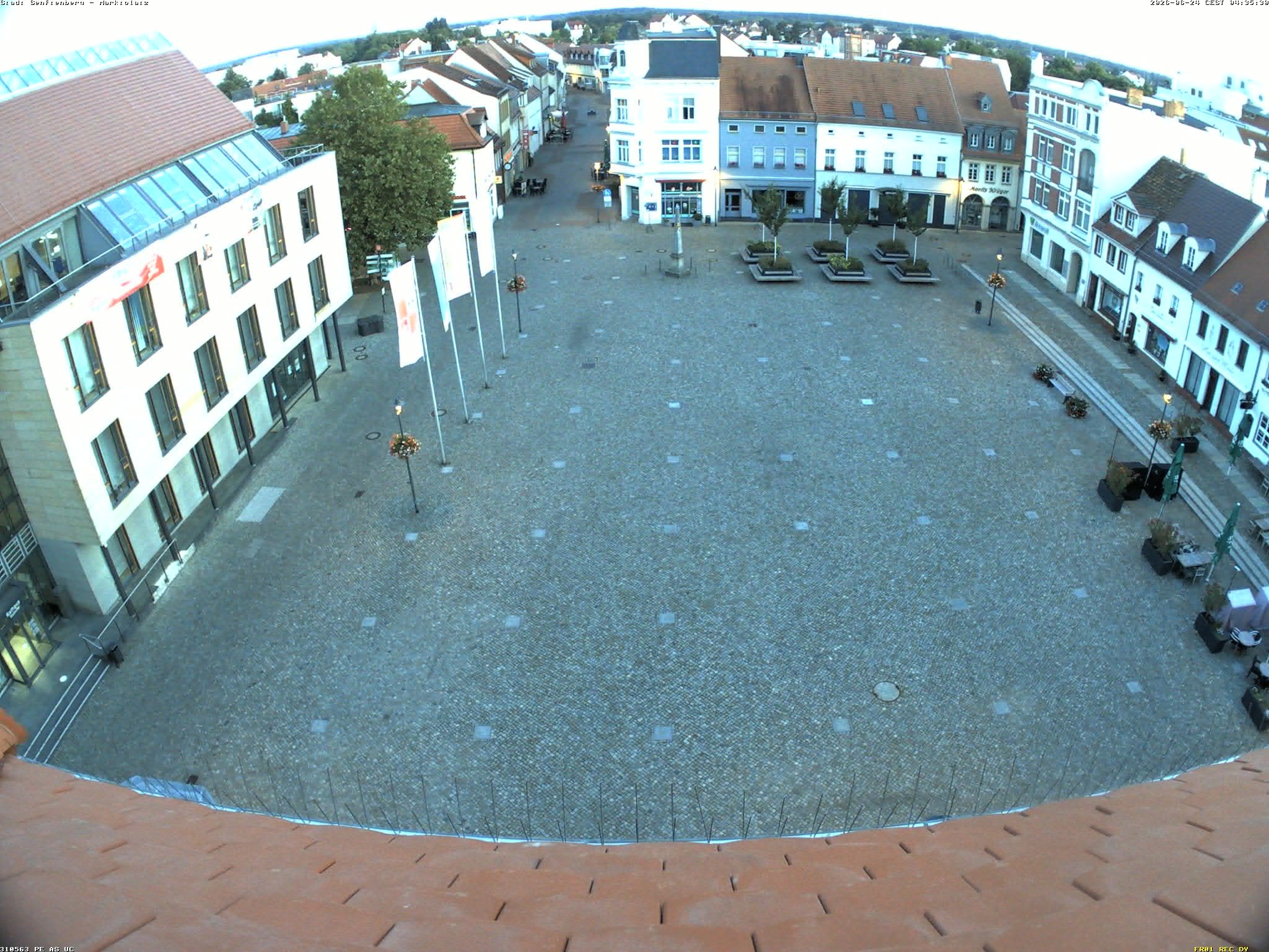 Archiv Foto Webcam Senftenberg Stadtzentrum