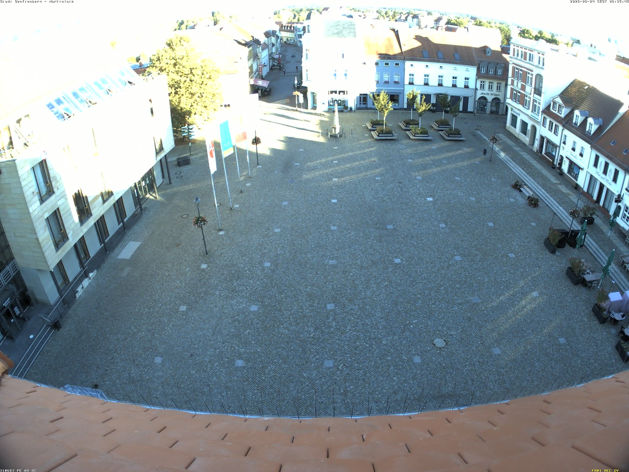 Archiv Foto Webcam Senftenberg Stadtzentrum