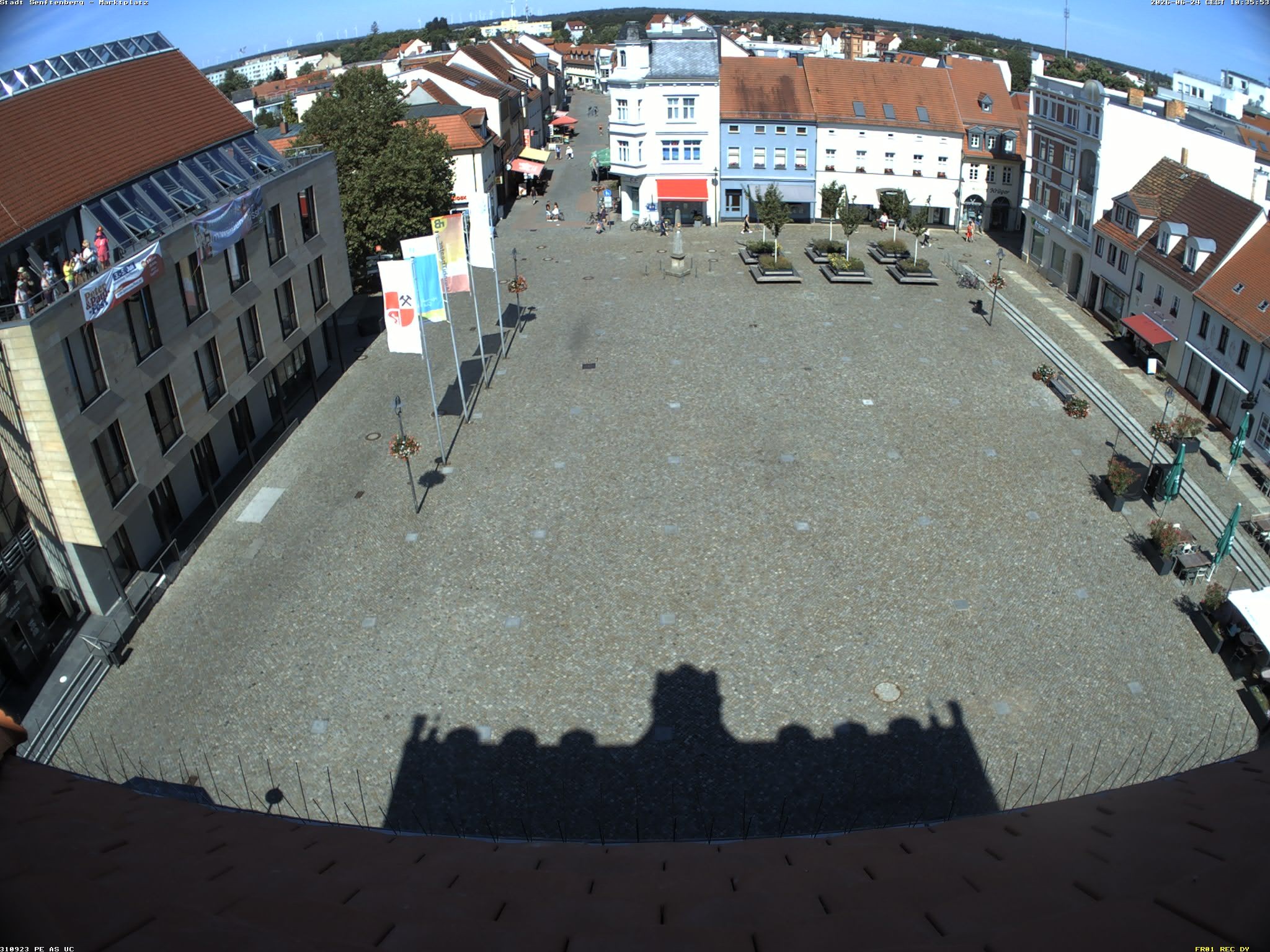 Archiv Foto Webcam Senftenberg Stadtzentrum