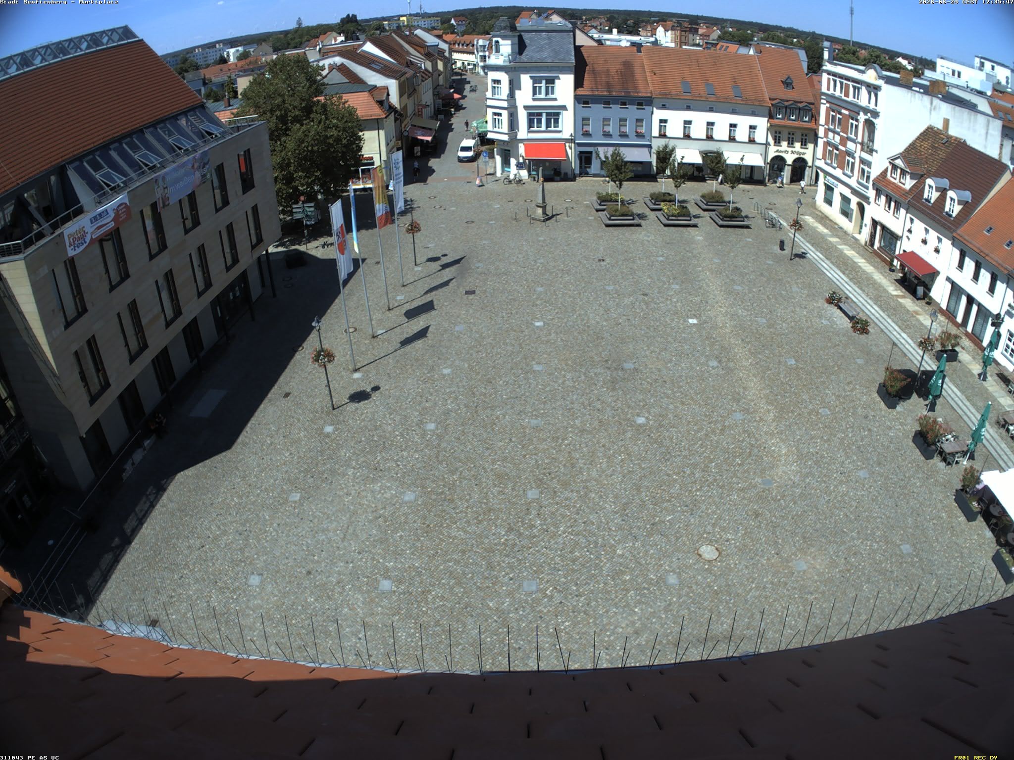 Archiv Foto Webcam Senftenberg Stadtzentrum