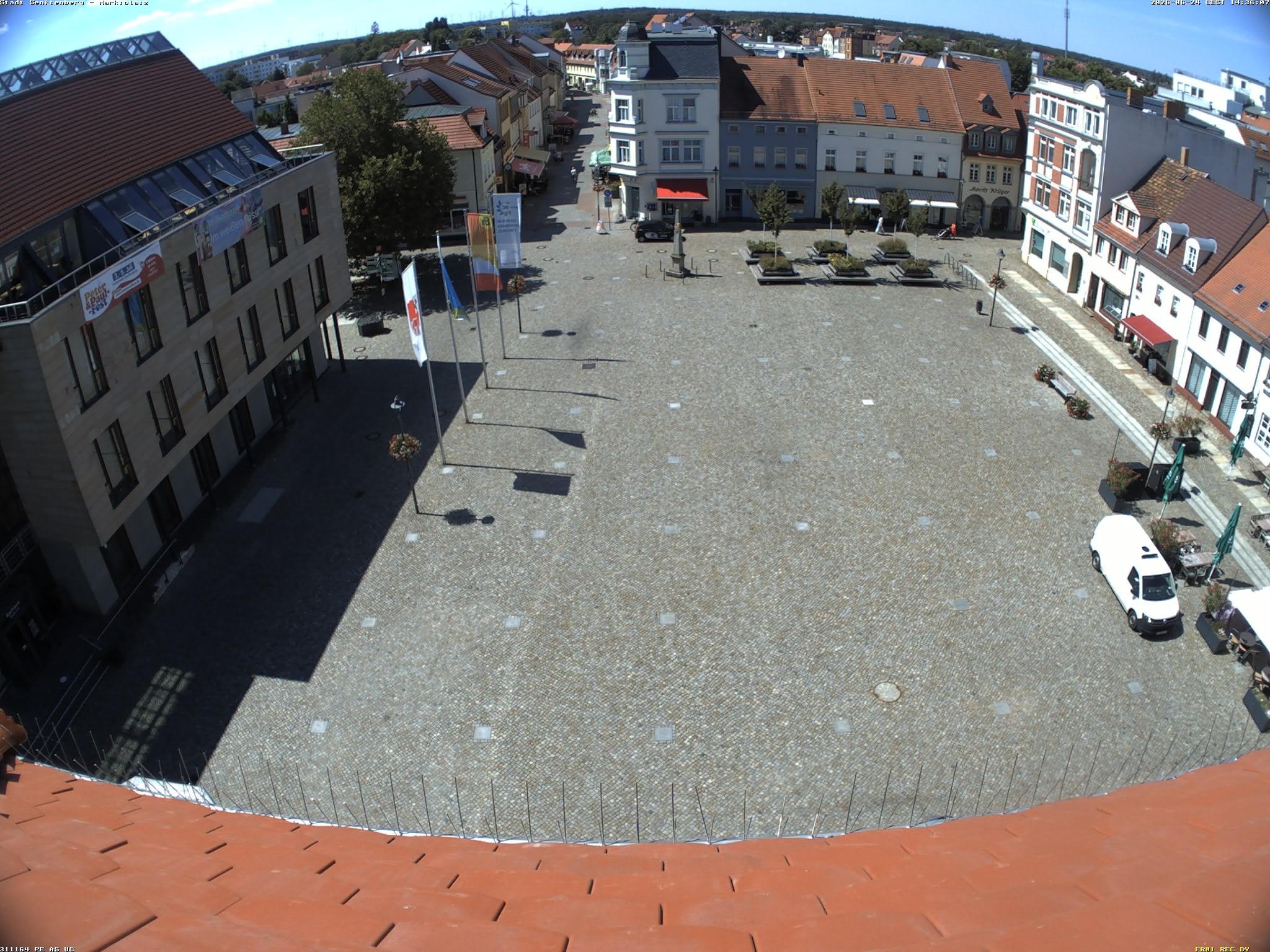 Archiv Foto Webcam Senftenberg Stadtzentrum