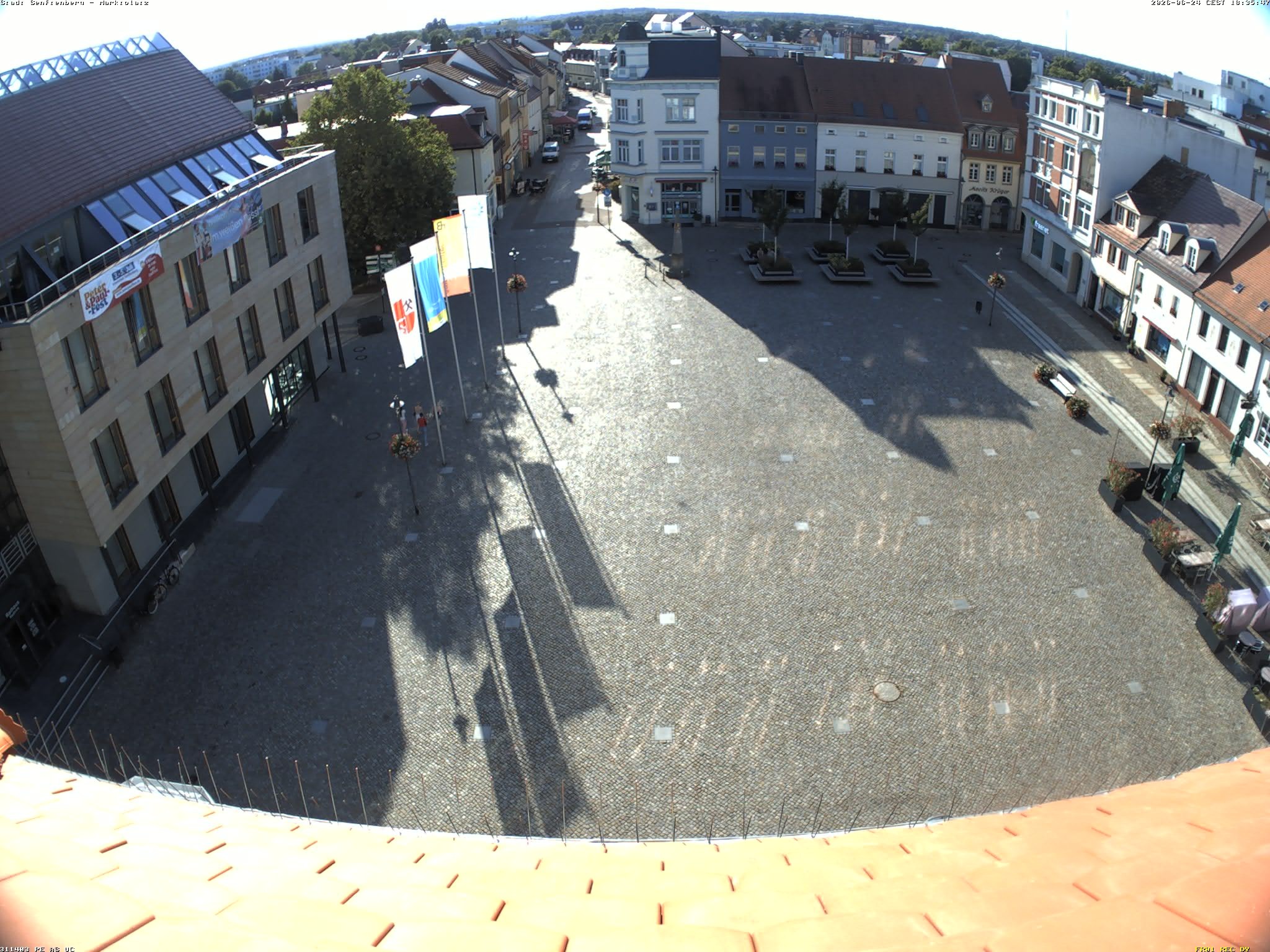 Archiv Foto Webcam Senftenberg Stadtzentrum
