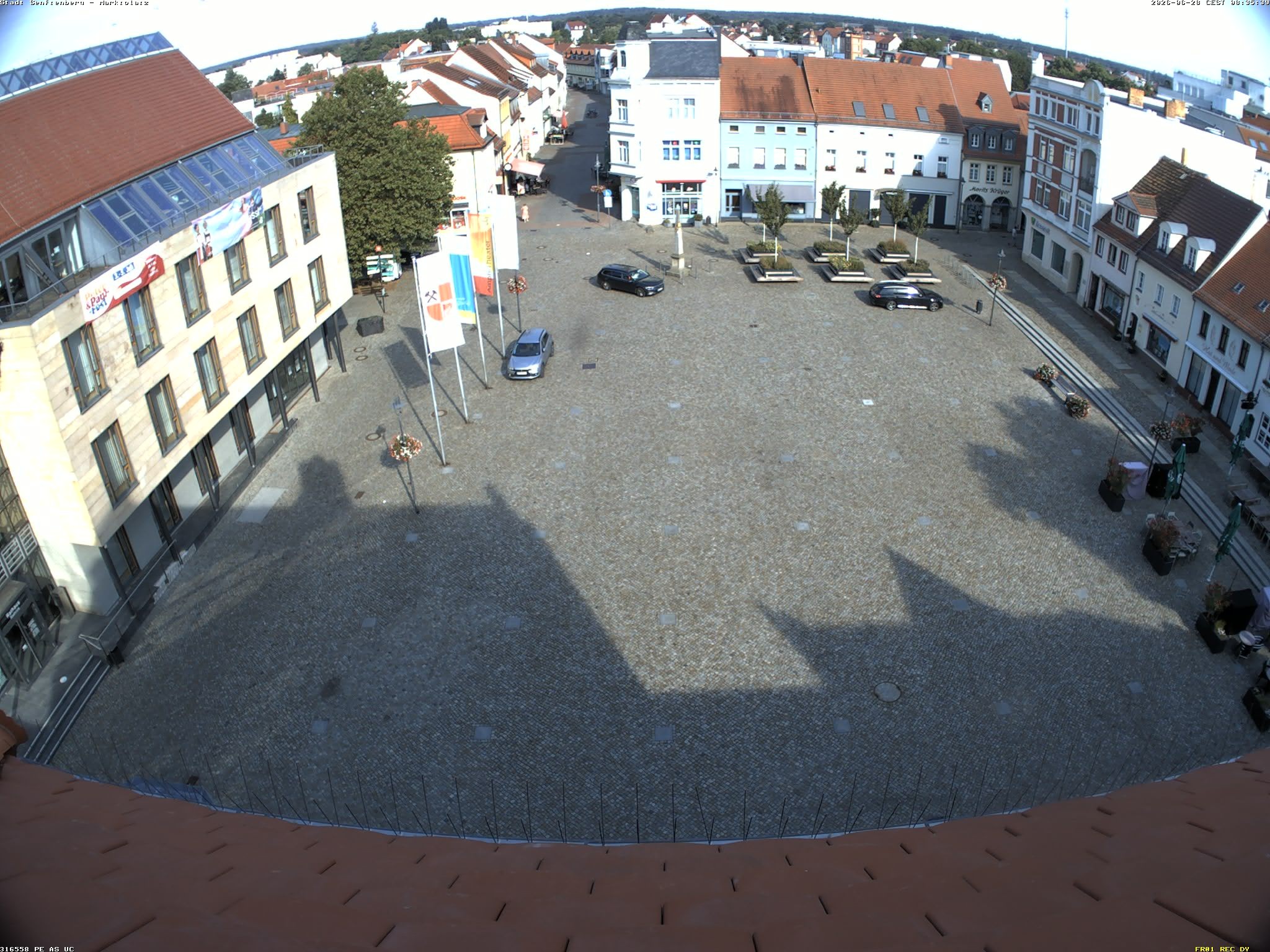 Archiv Foto Webcam Senftenberg Stadtzentrum
