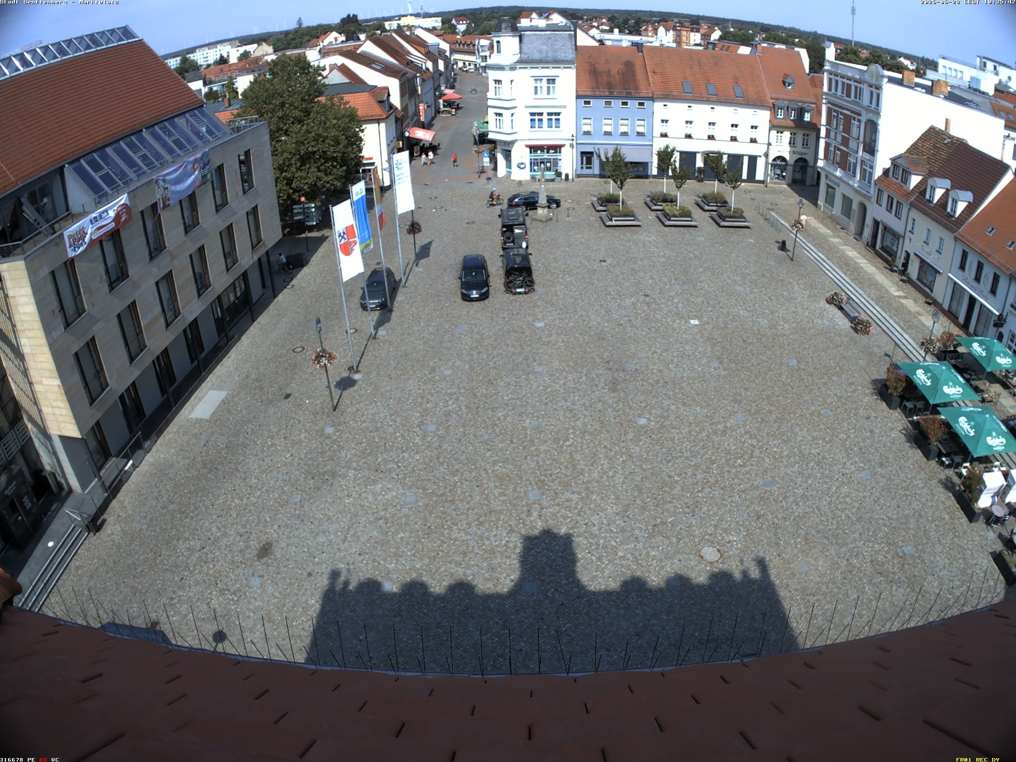 Archiv Foto Webcam Senftenberg Stadtzentrum