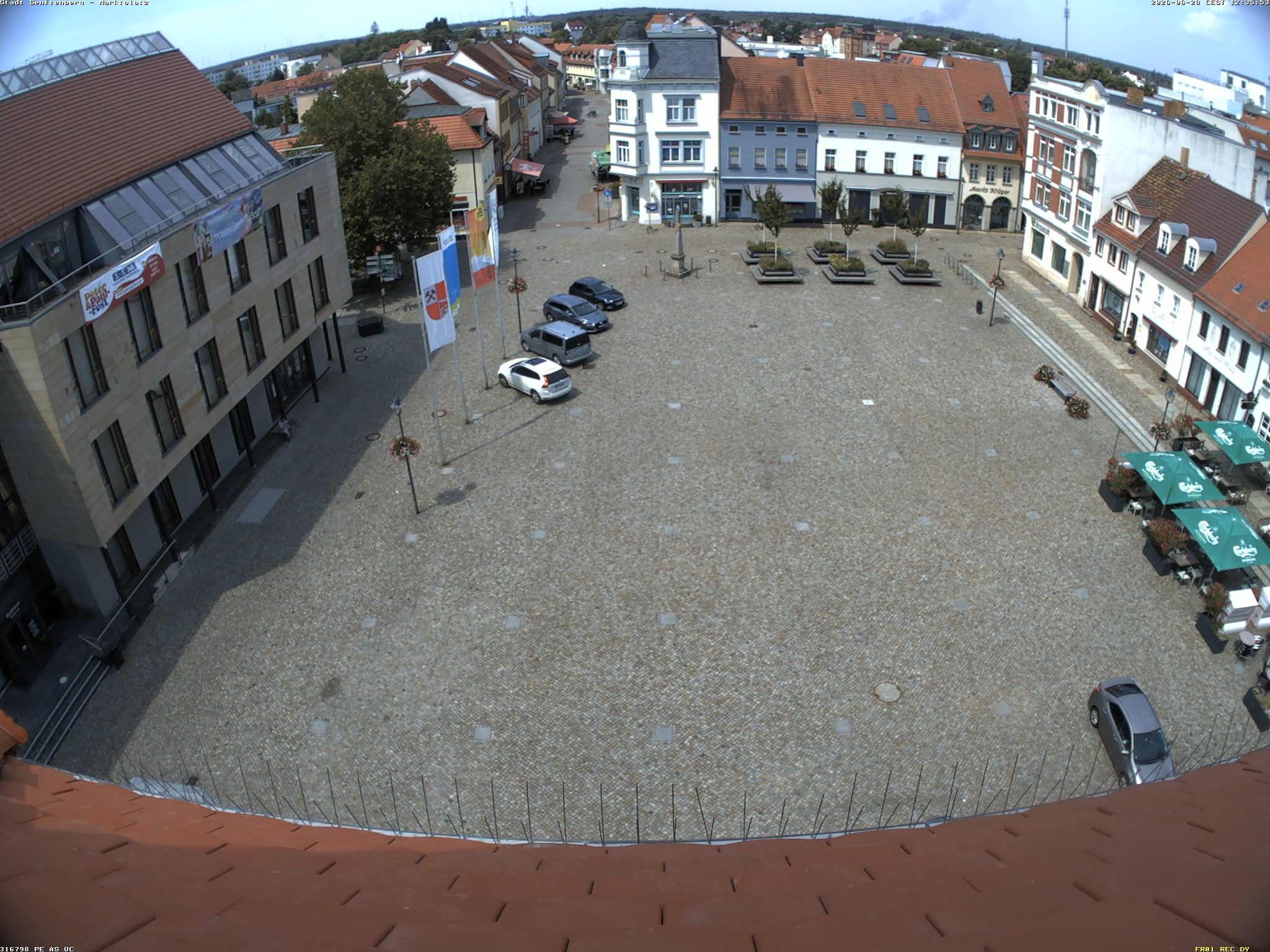 Archiv Foto Webcam Senftenberg Stadtzentrum