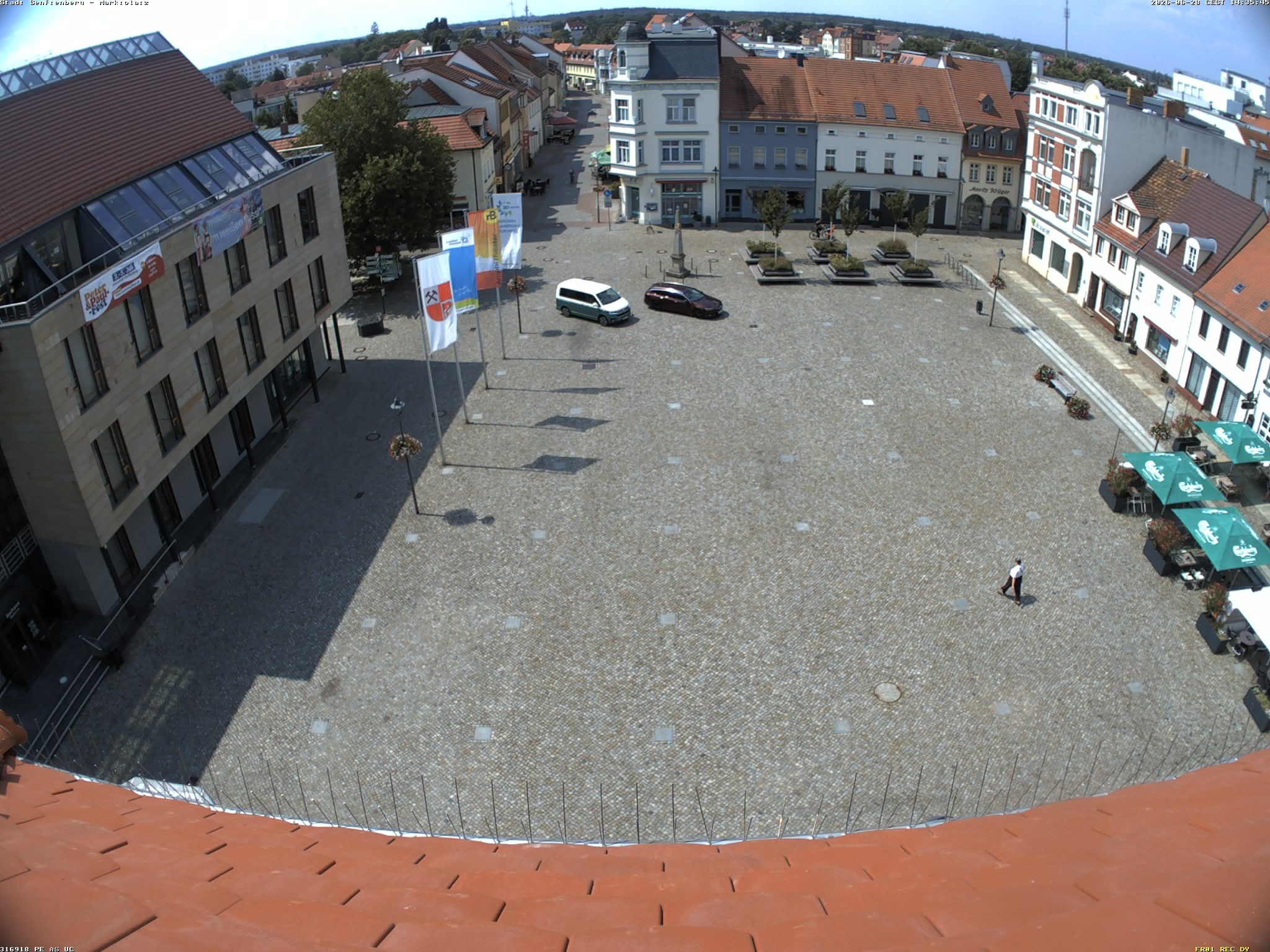 Archiv Foto Webcam Senftenberg Stadtzentrum