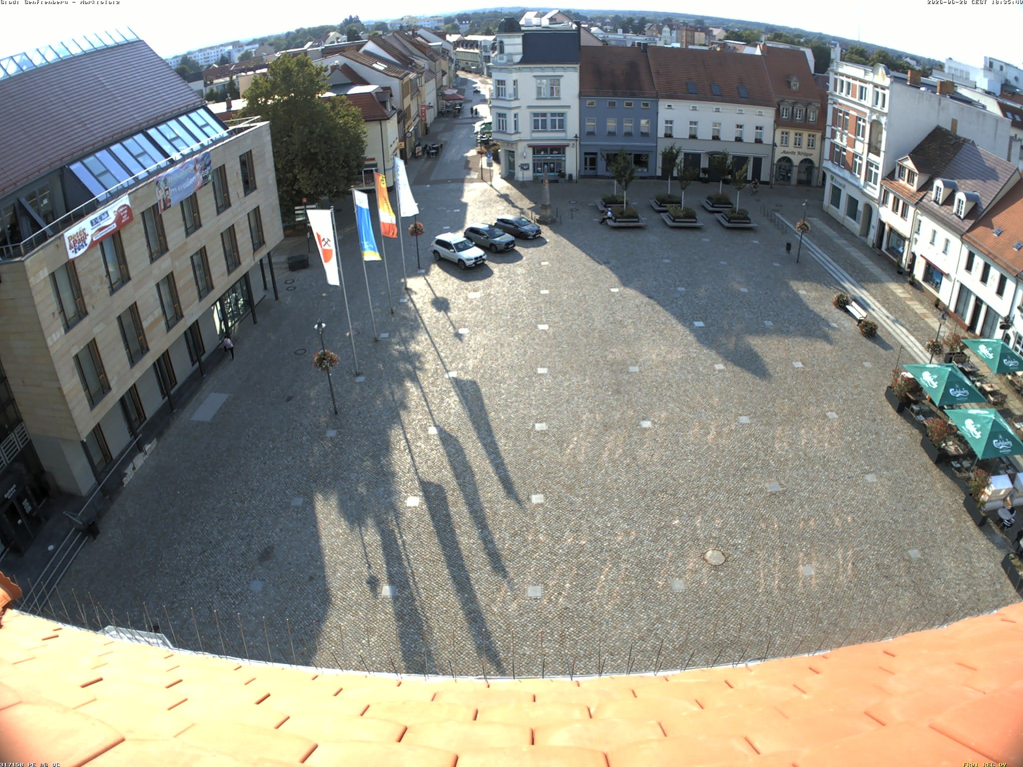 Archiv Foto Webcam Senftenberg Stadtzentrum