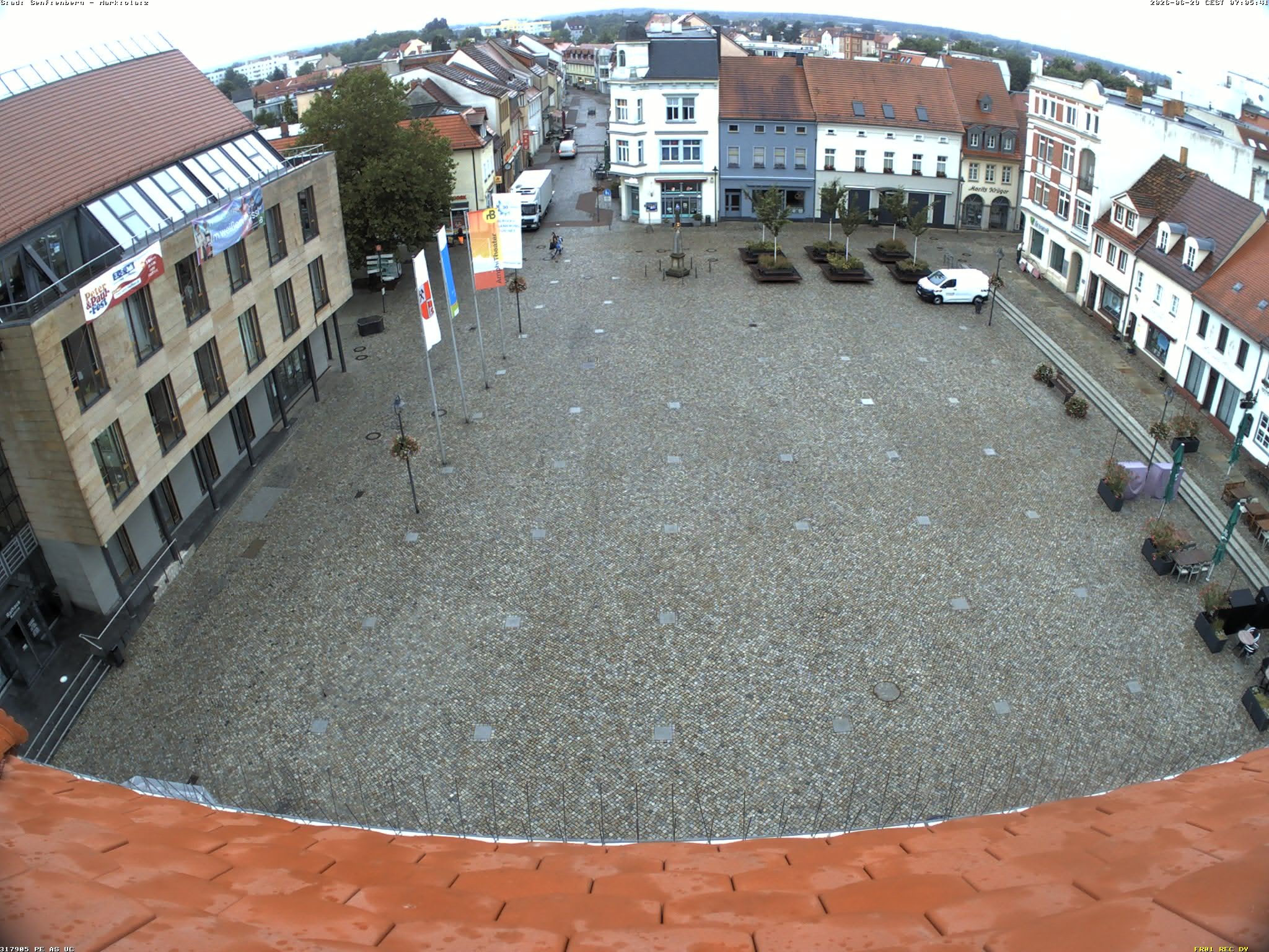 Archiv Foto Webcam Senftenberg Stadtzentrum