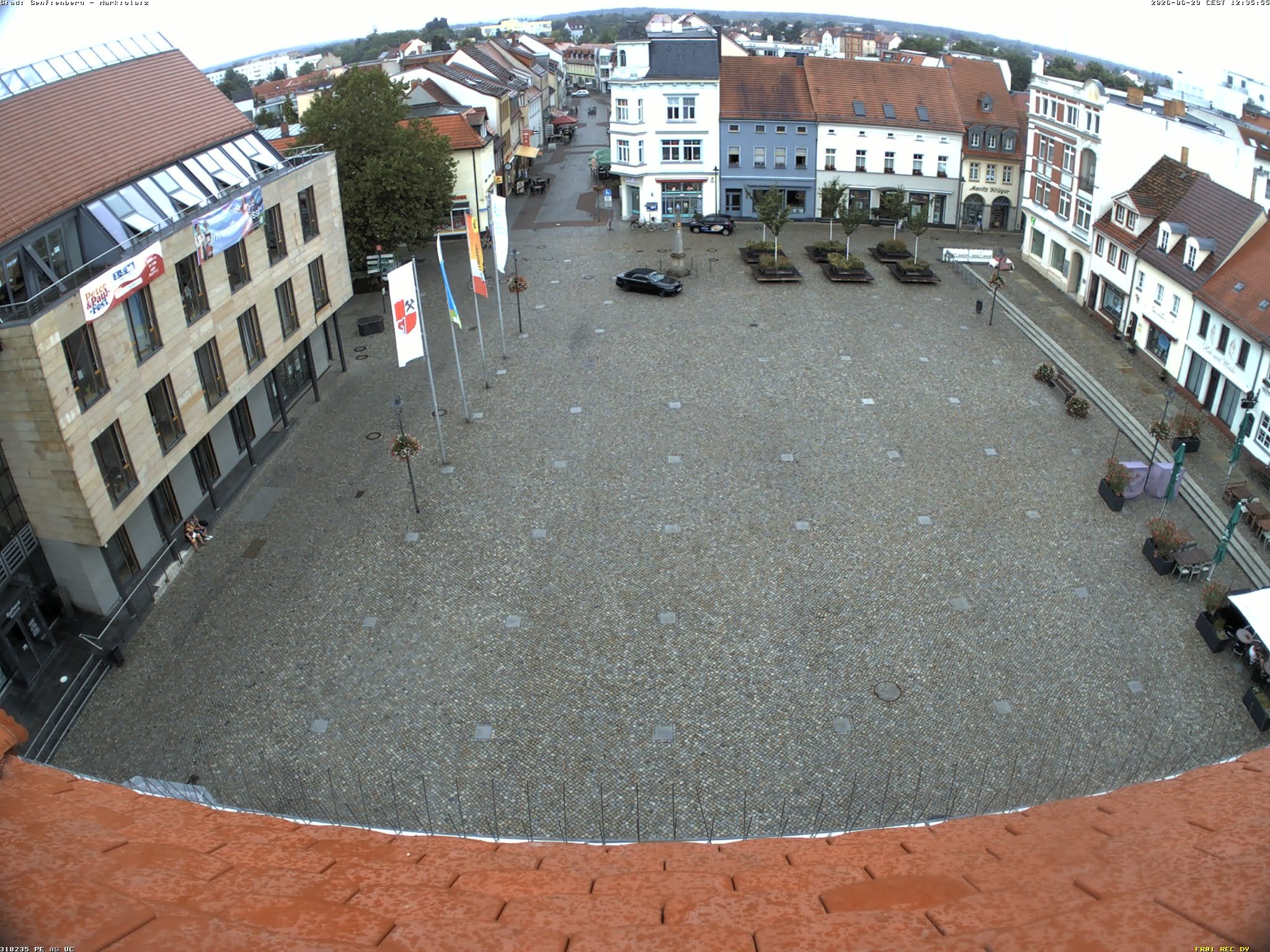 Archiv Foto Webcam Senftenberg Stadtzentrum