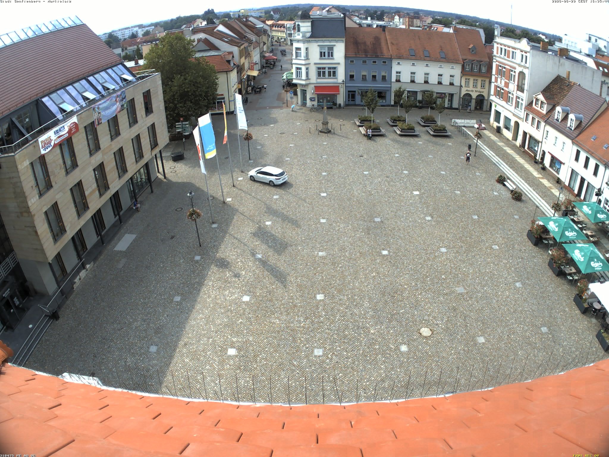Archiv Foto Webcam Senftenberg Stadtzentrum