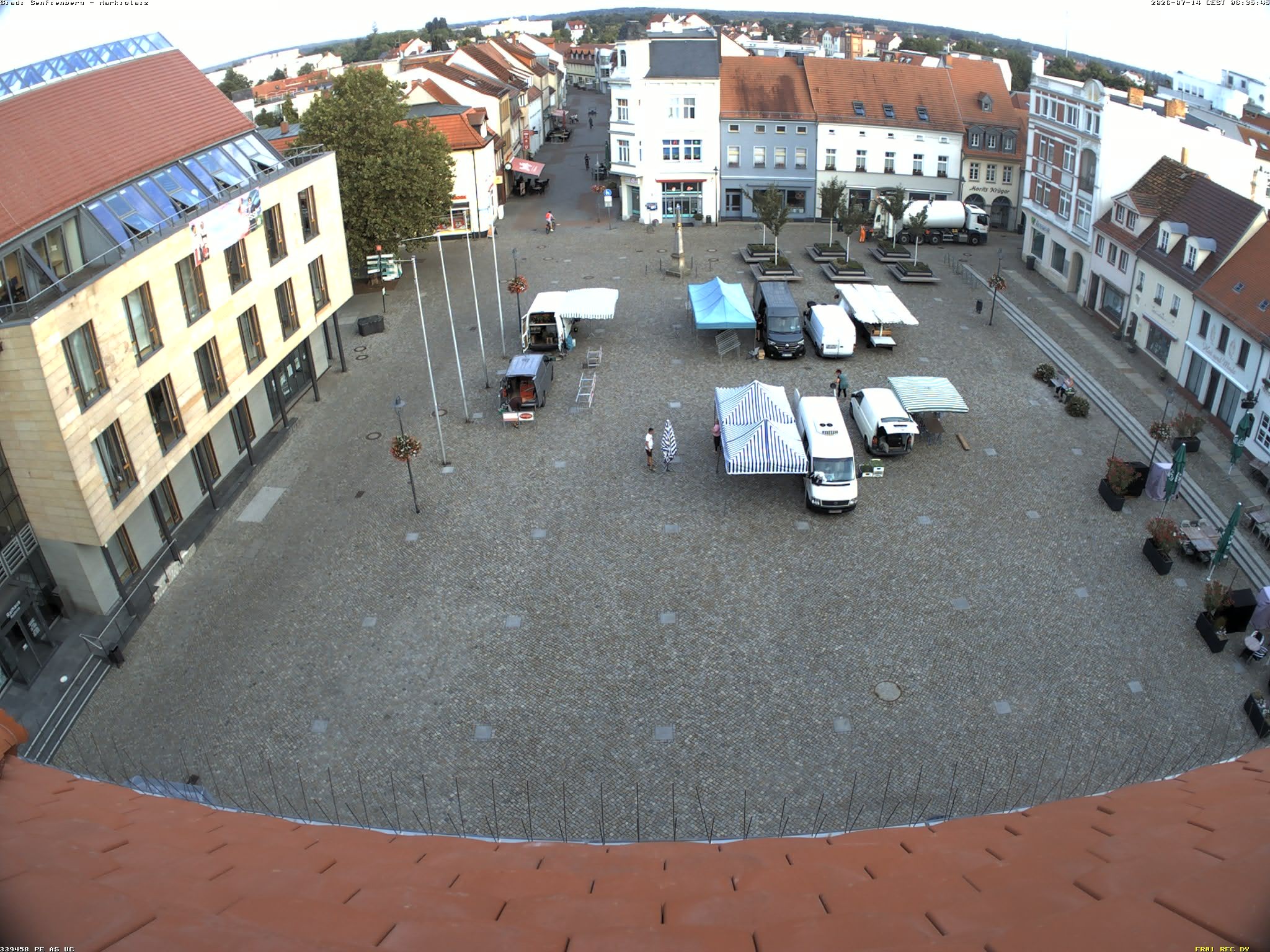 Archiv Foto Webcam Senftenberg Stadtzentrum