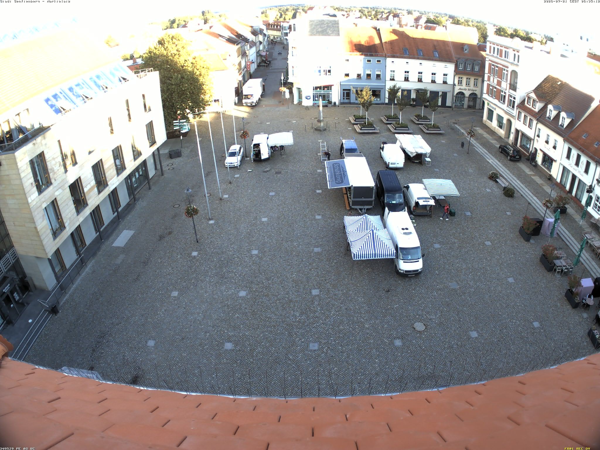 Archiv Foto Webcam Senftenberg Stadtzentrum