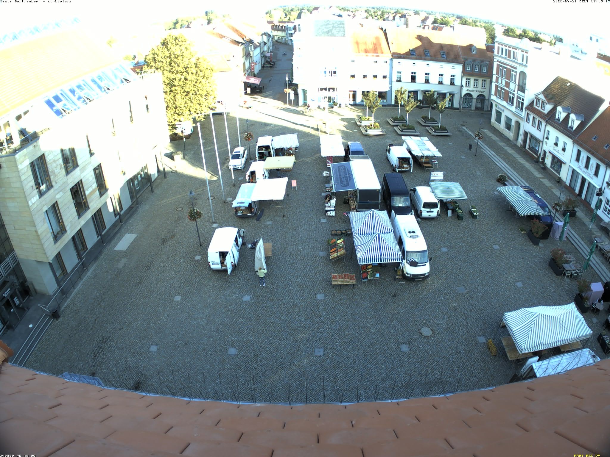 Archiv Foto Webcam Senftenberg Stadtzentrum