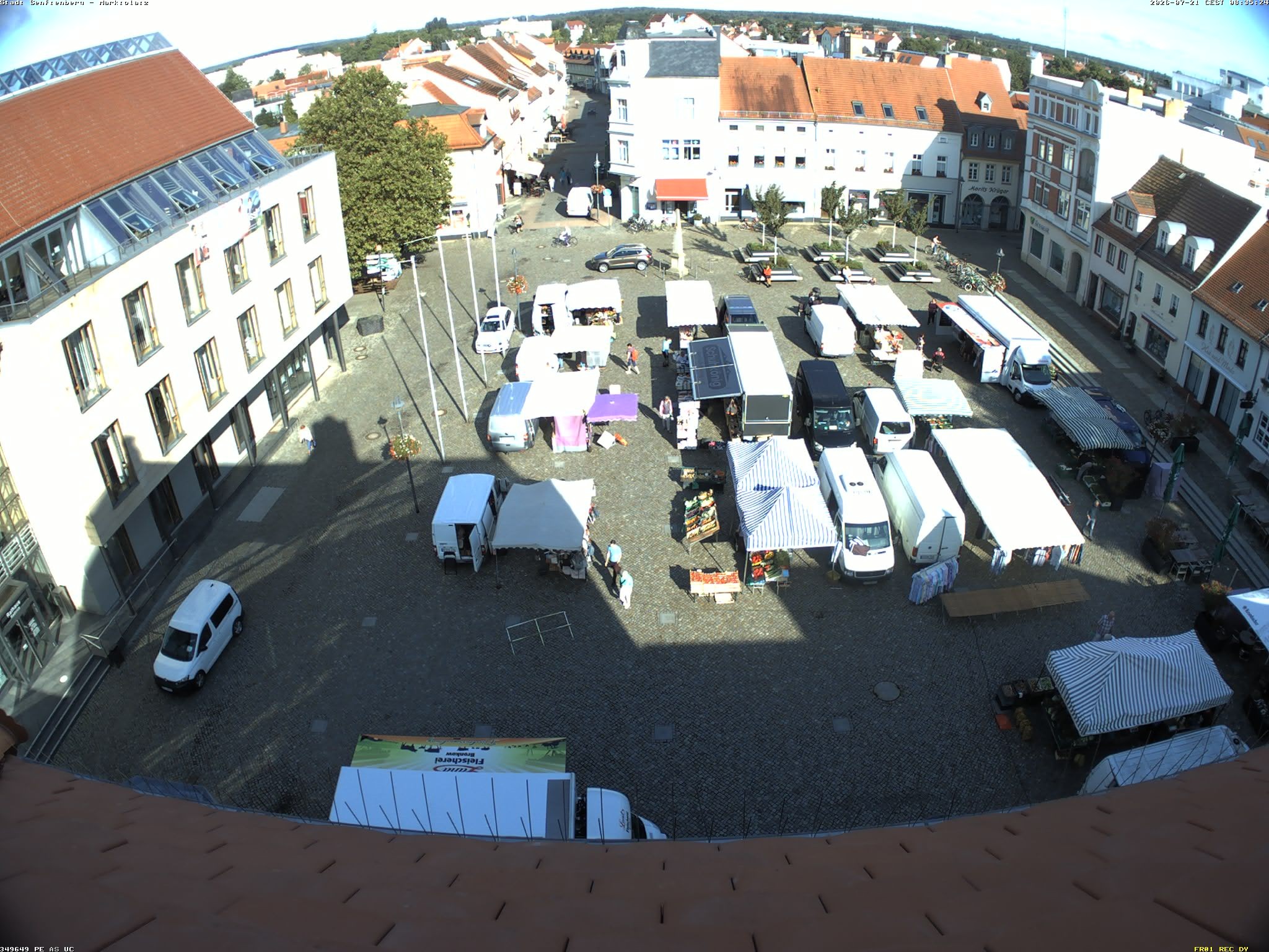 Archiv Foto Webcam Senftenberg Stadtzentrum