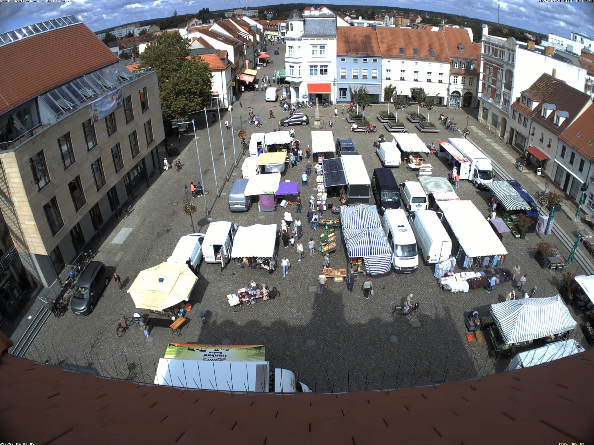 Archiv Foto Webcam Senftenberg Stadtzentrum