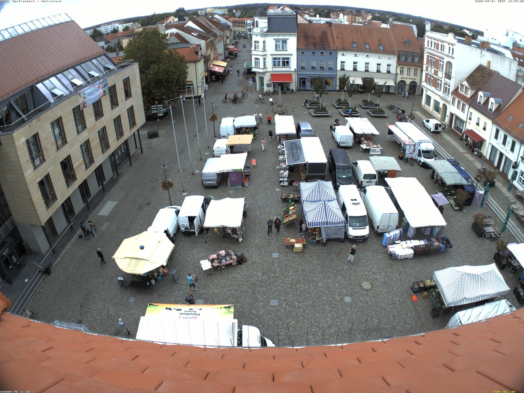 Archiv Foto Webcam Senftenberg Stadtzentrum