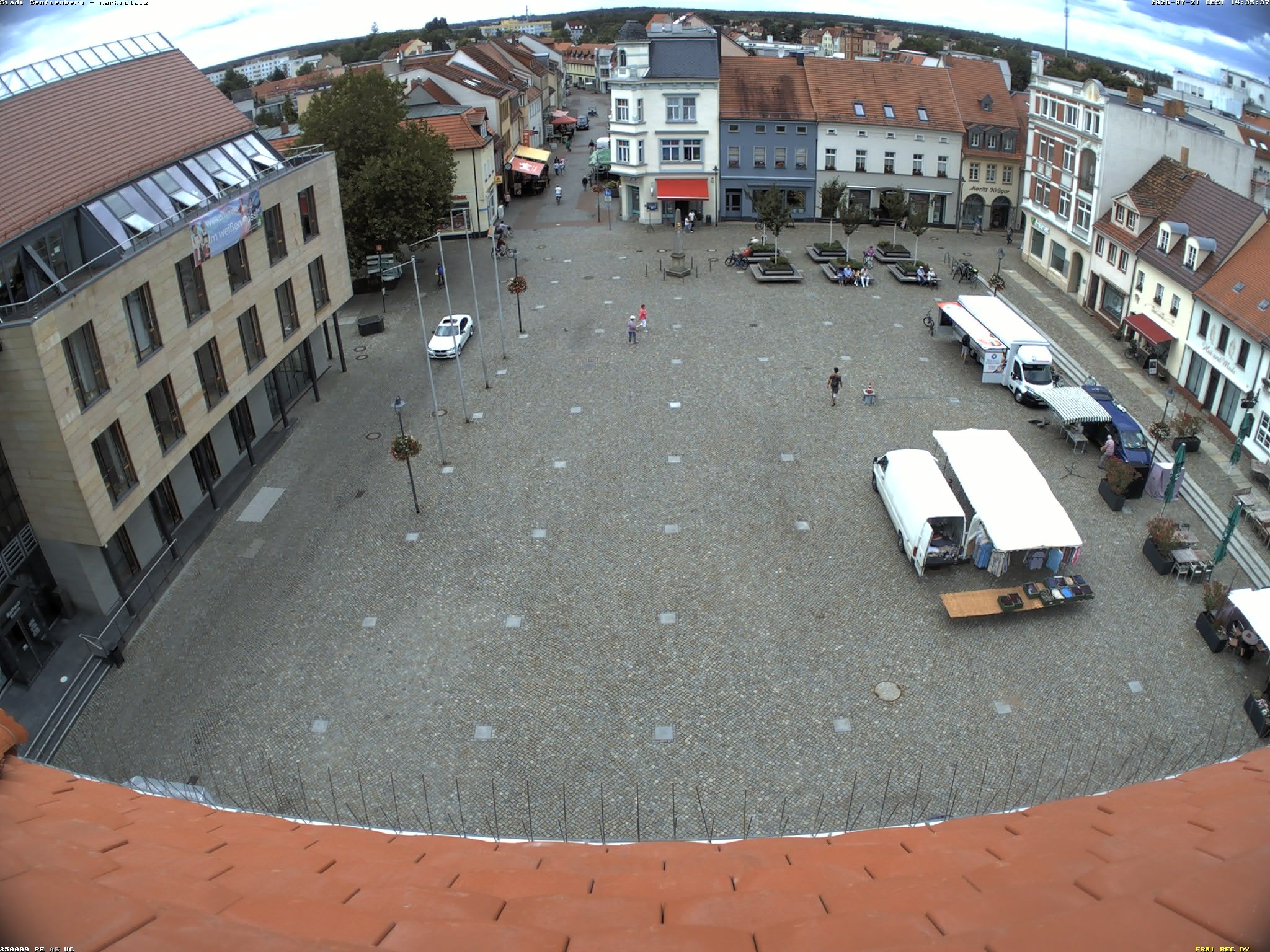 Archived image Webcam City Center Senftenberg