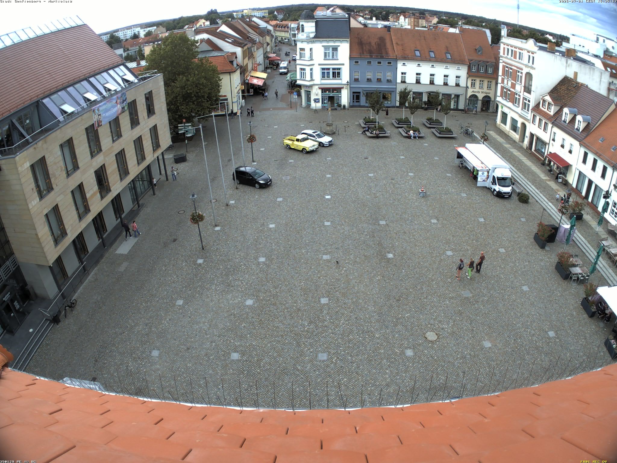 Archiv Foto Webcam Senftenberg Stadtzentrum