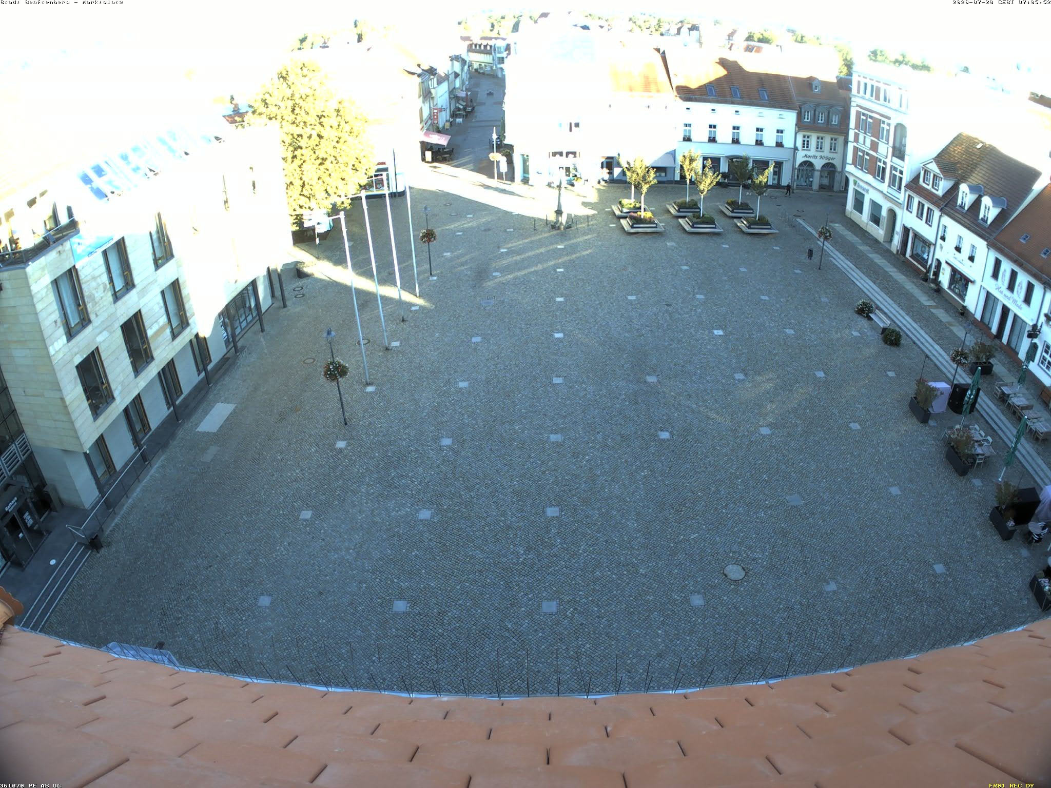 Archiv Foto Webcam Senftenberg Stadtzentrum