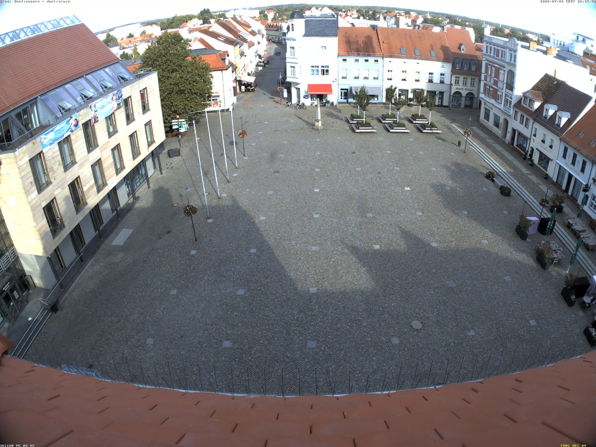 Archiv Foto Webcam Senftenberg Stadtzentrum