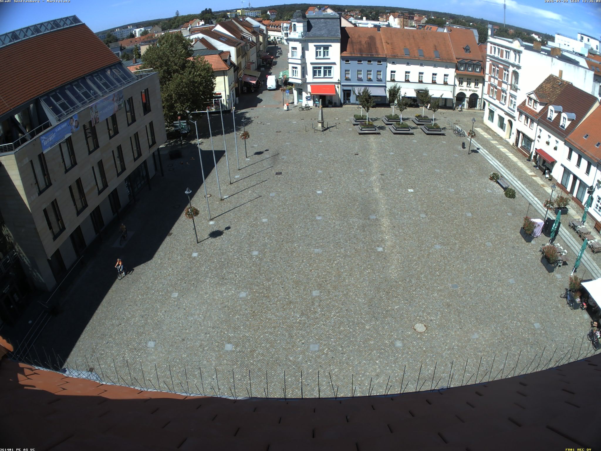 Archiv Foto Webcam Senftenberg Stadtzentrum