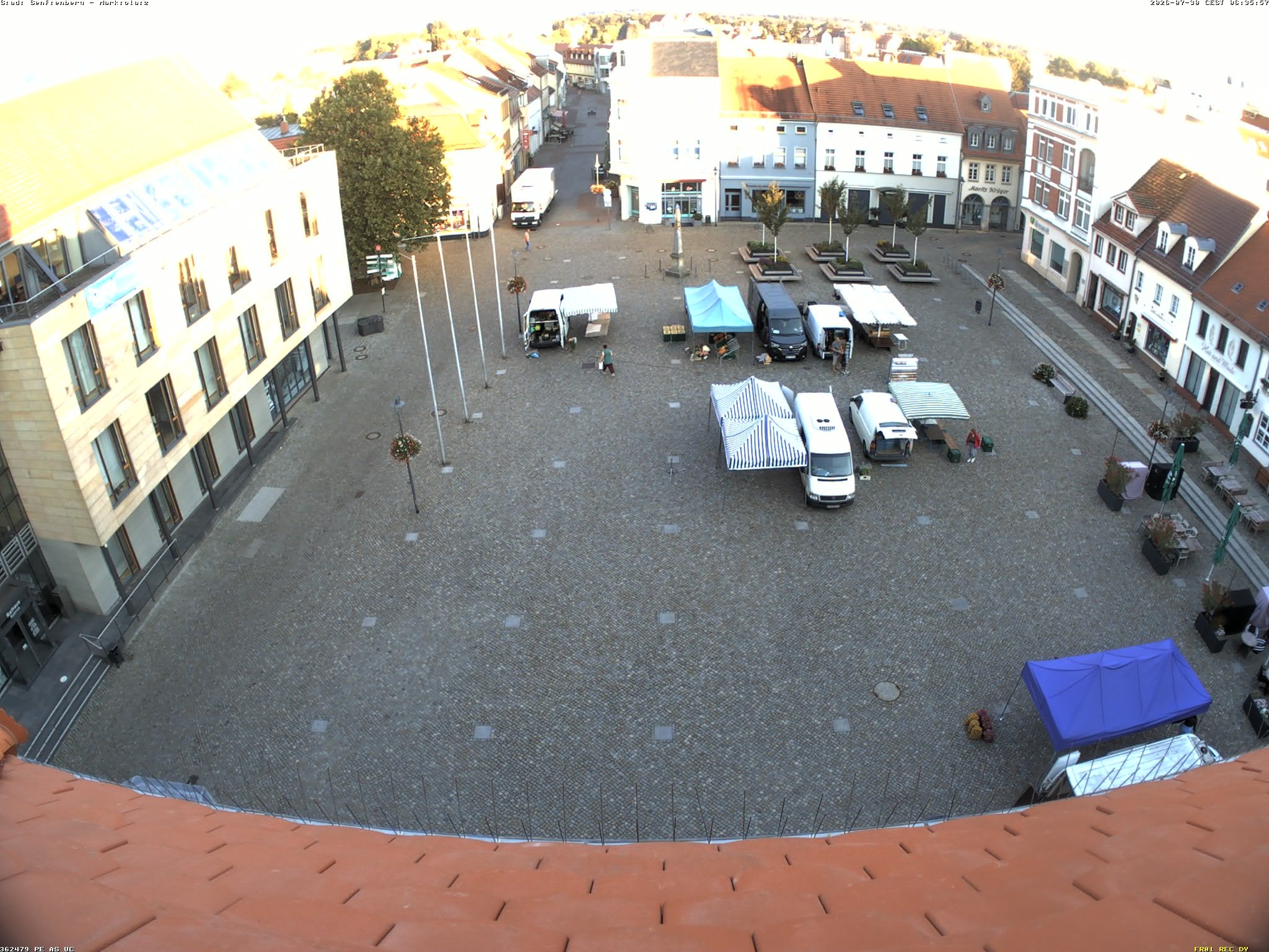 Archiv Foto Webcam Senftenberg Stadtzentrum
