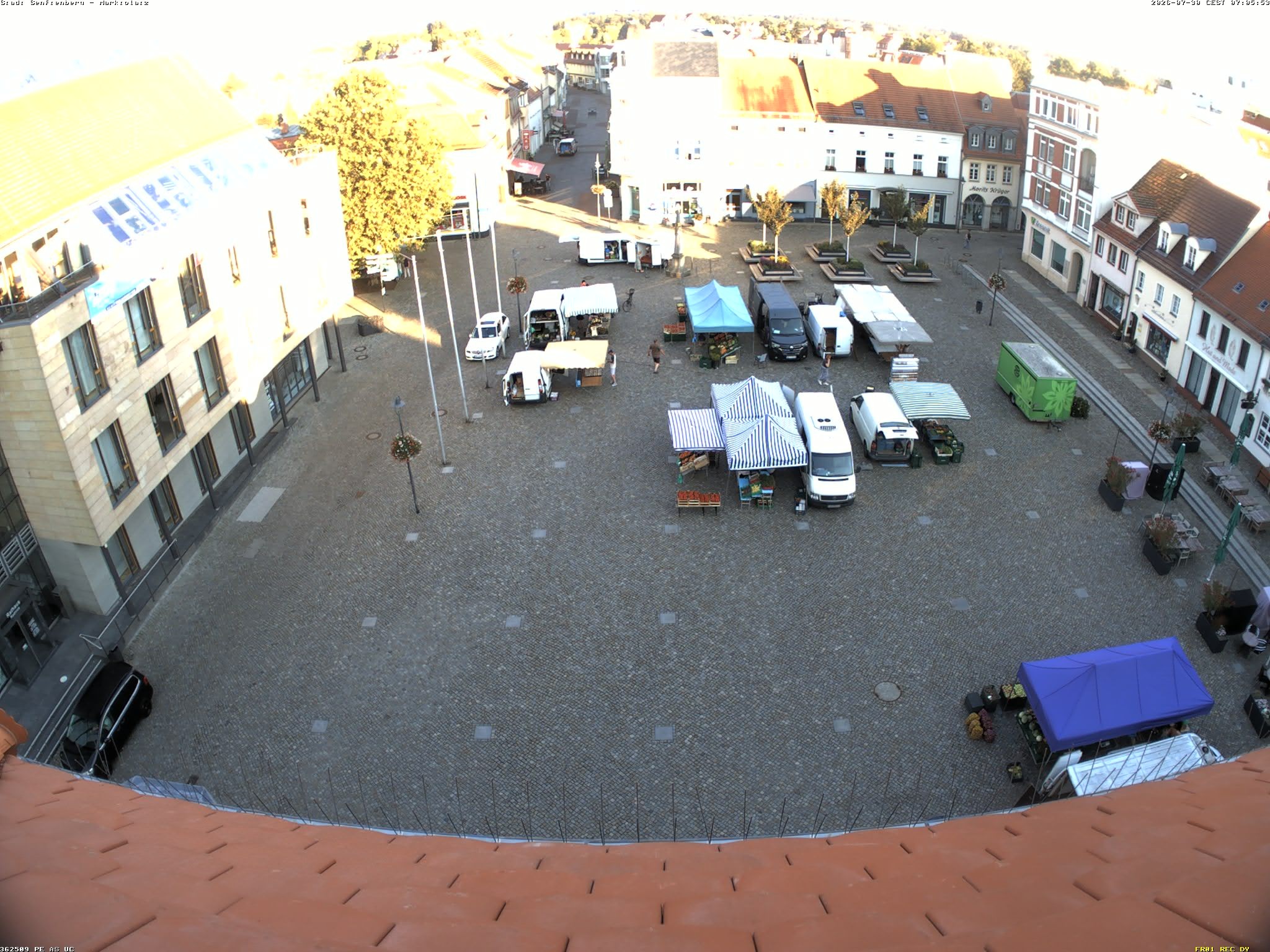 Archiv Foto Webcam Senftenberg Stadtzentrum