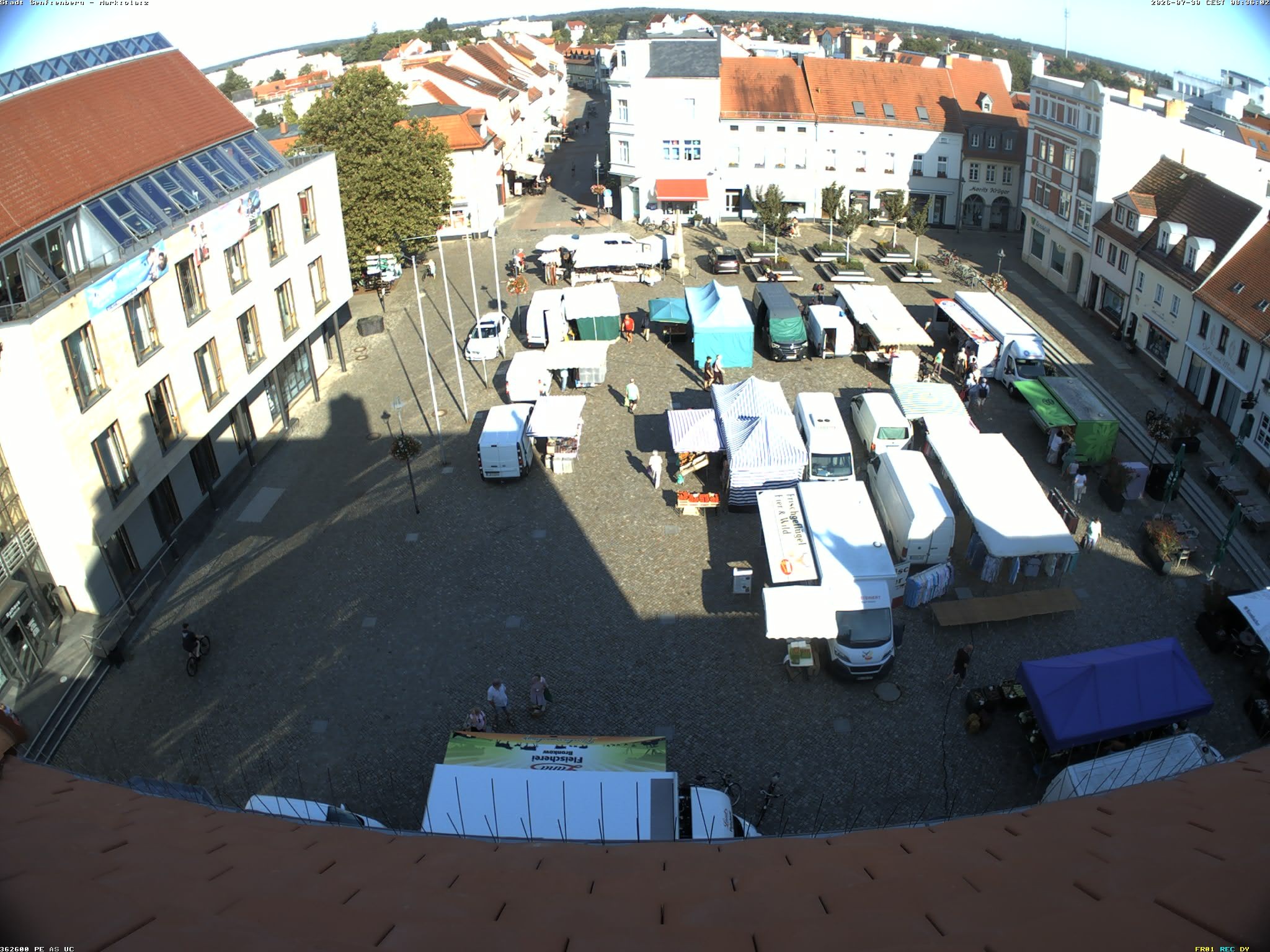 Archiv Foto Webcam Senftenberg Stadtzentrum